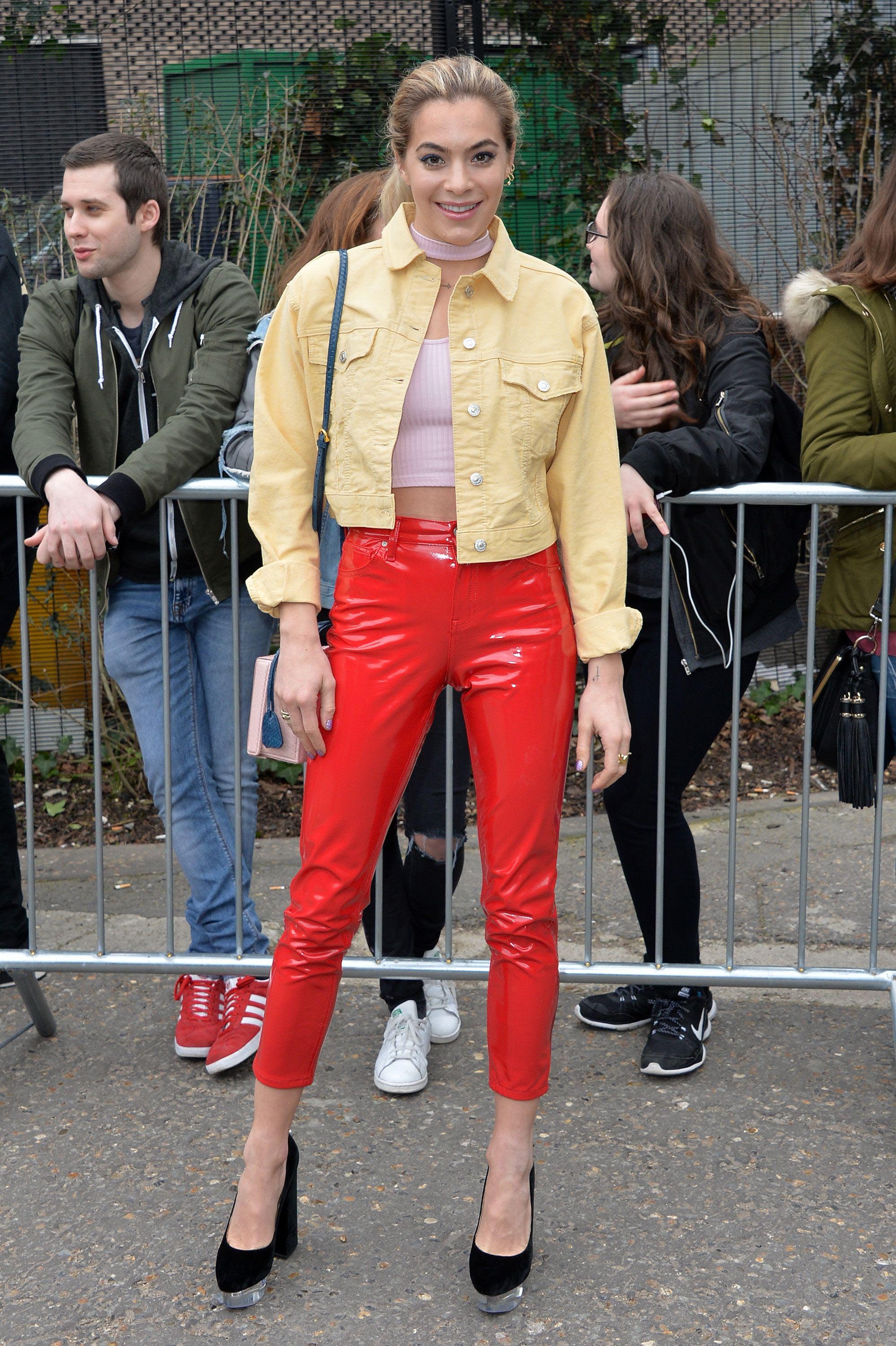 Chelsea Leyland attends Topshop’s London Fashion Week show