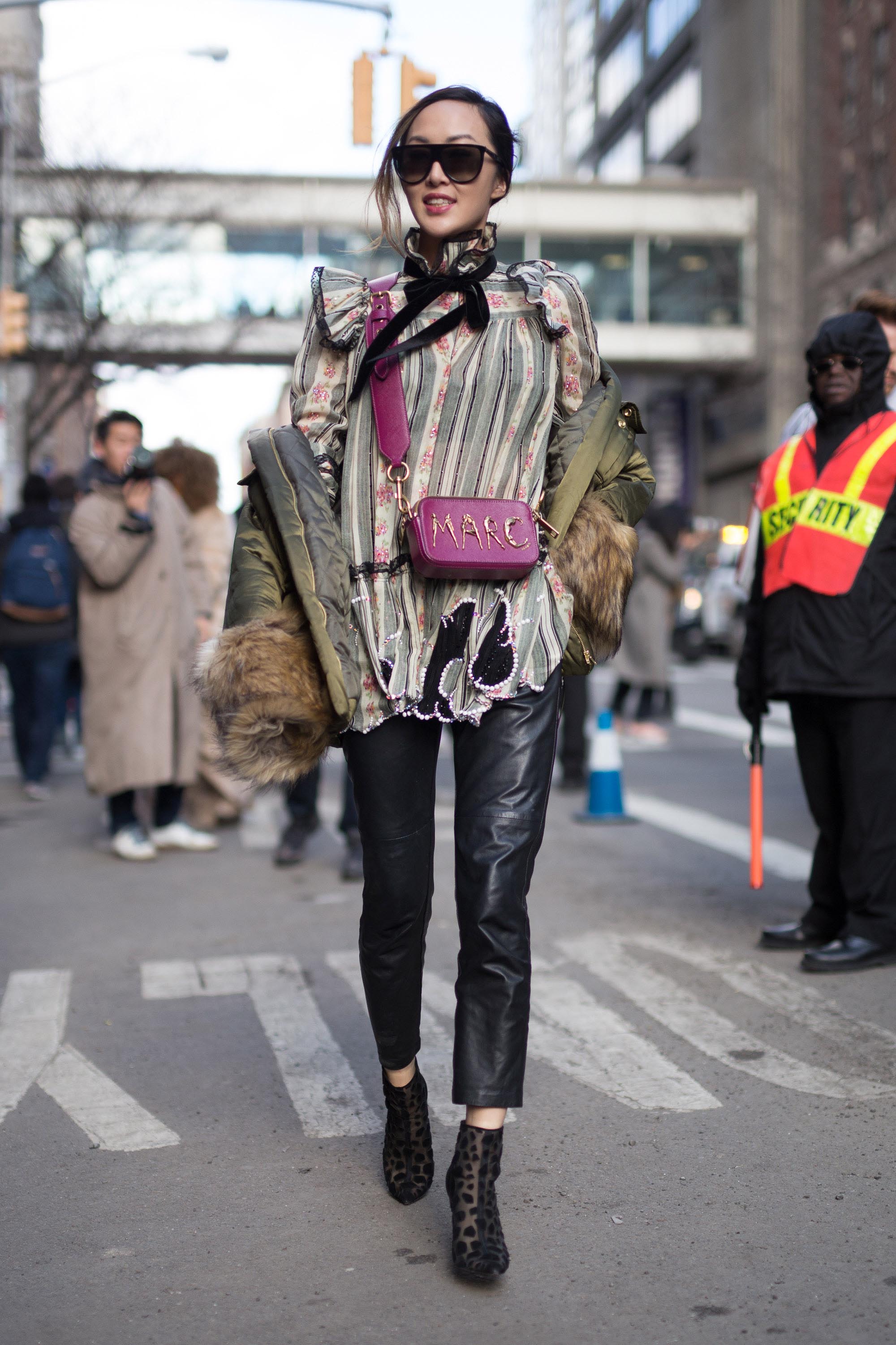 Chriselle Lim is seen attending MARC JACOBS