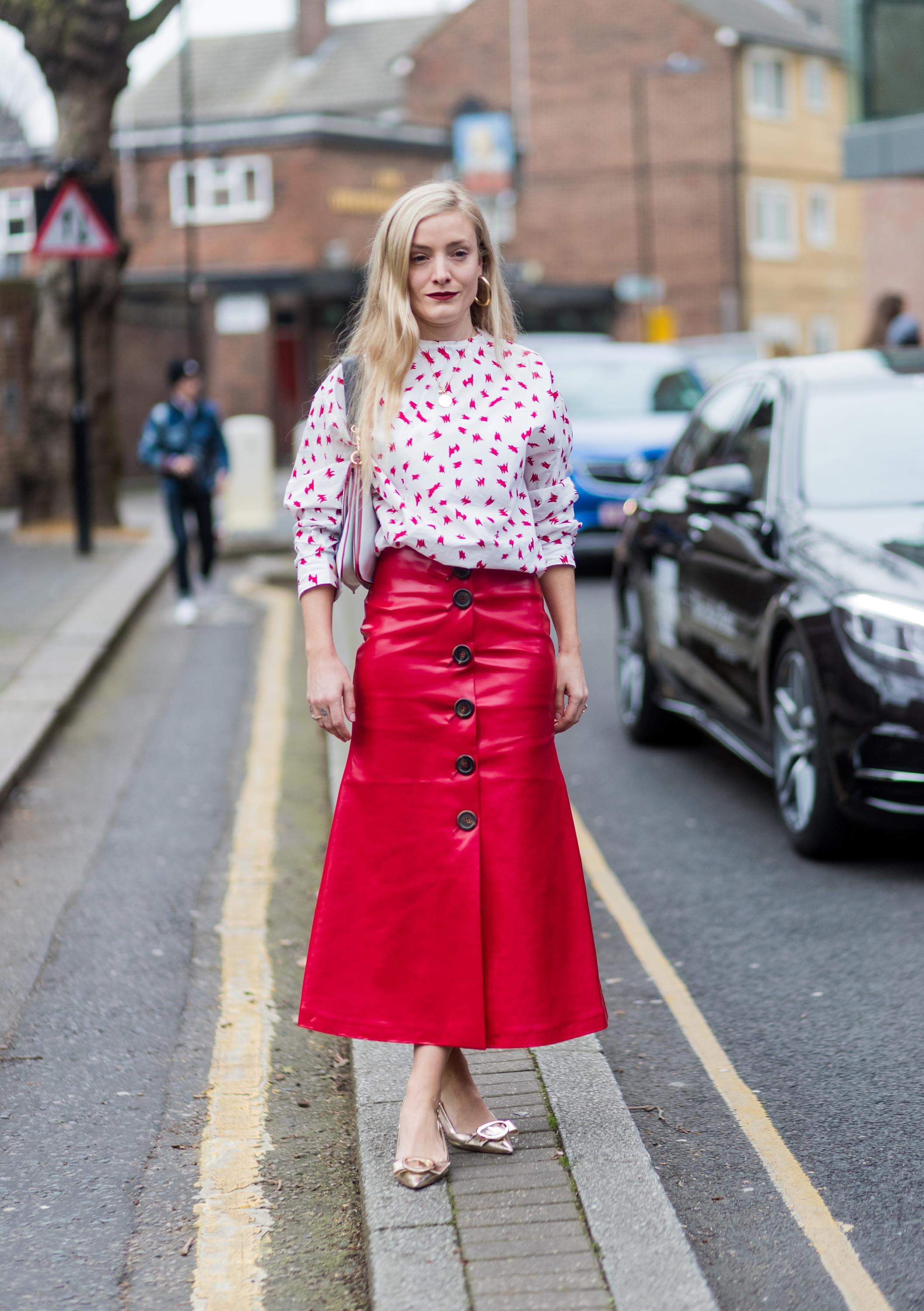 Kate Foley Osterweis street style in London