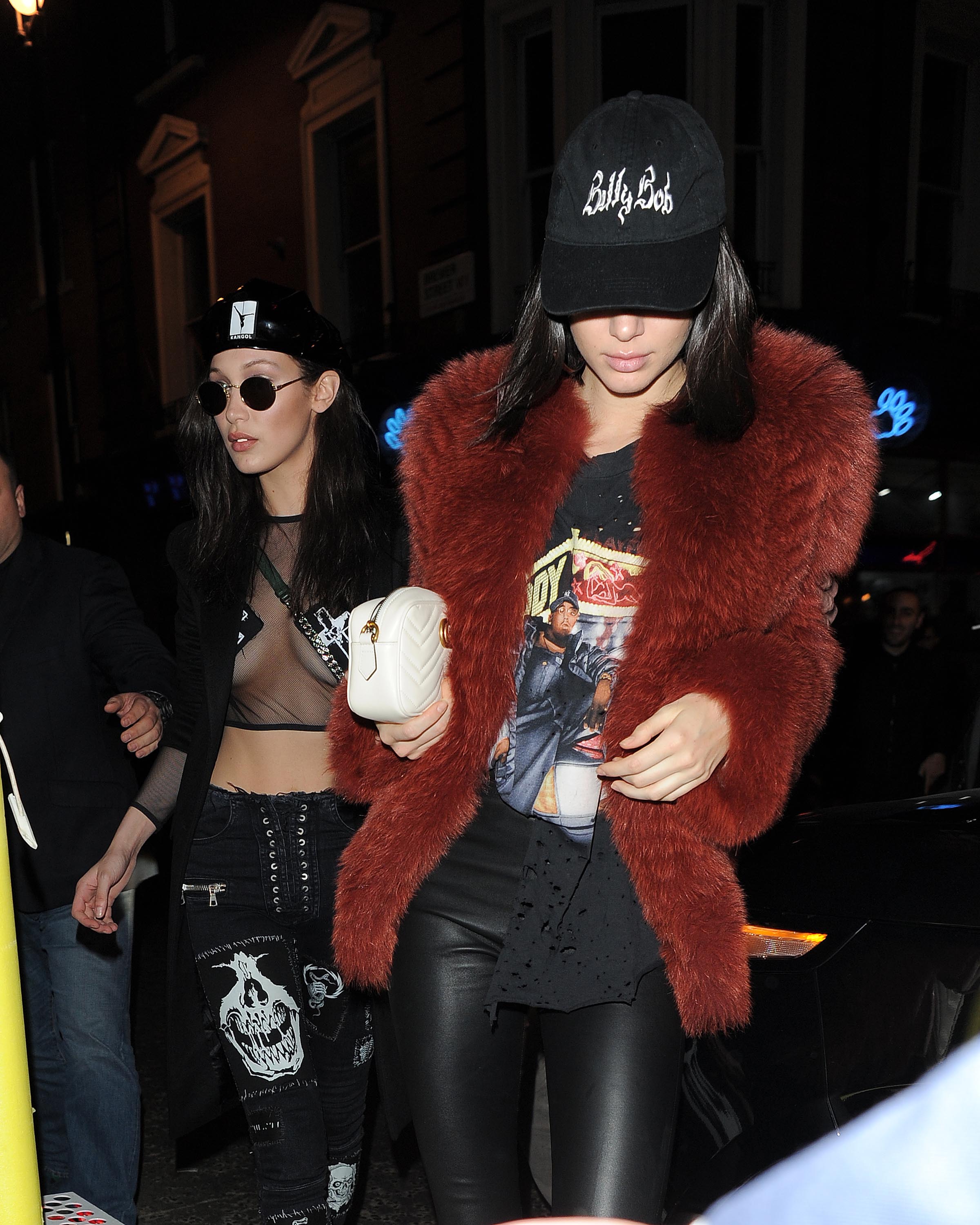 Kendall Jenner leaving SexyFish restaurant