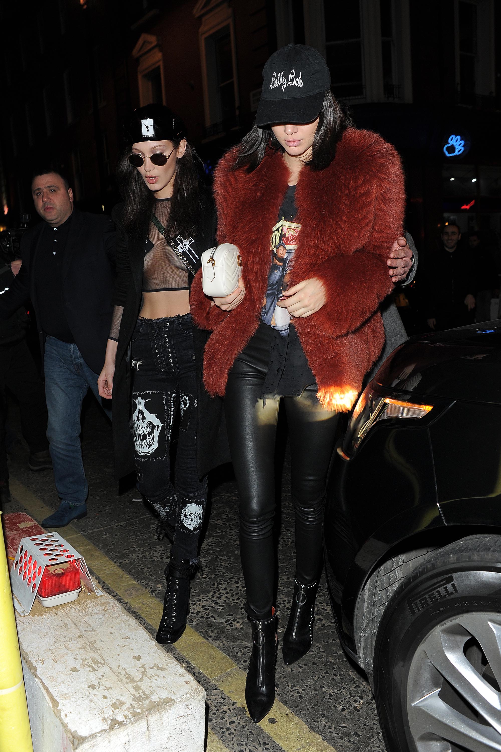 Kendall Jenner leaving SexyFish restaurant