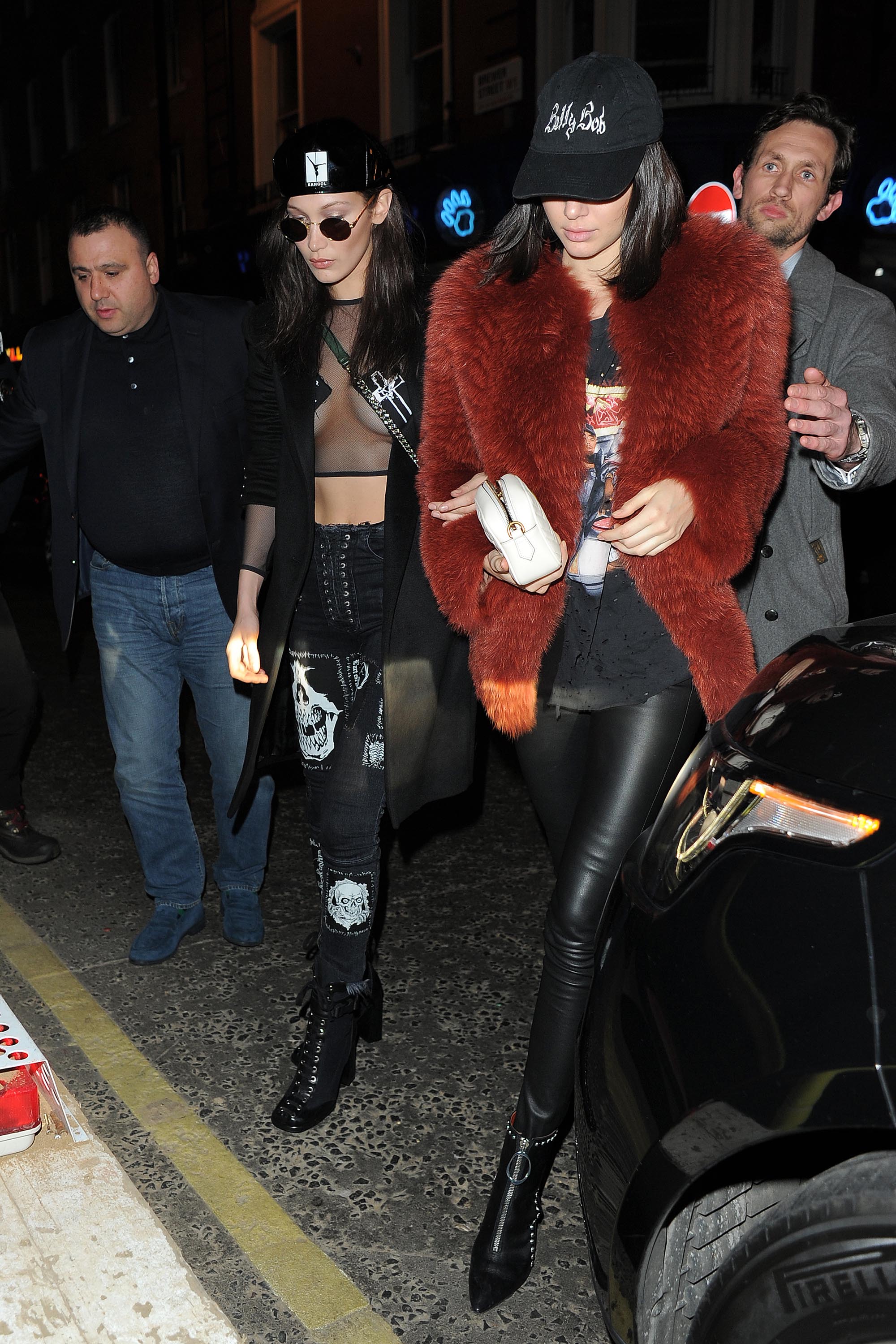 Kendall Jenner leaving SexyFish restaurant