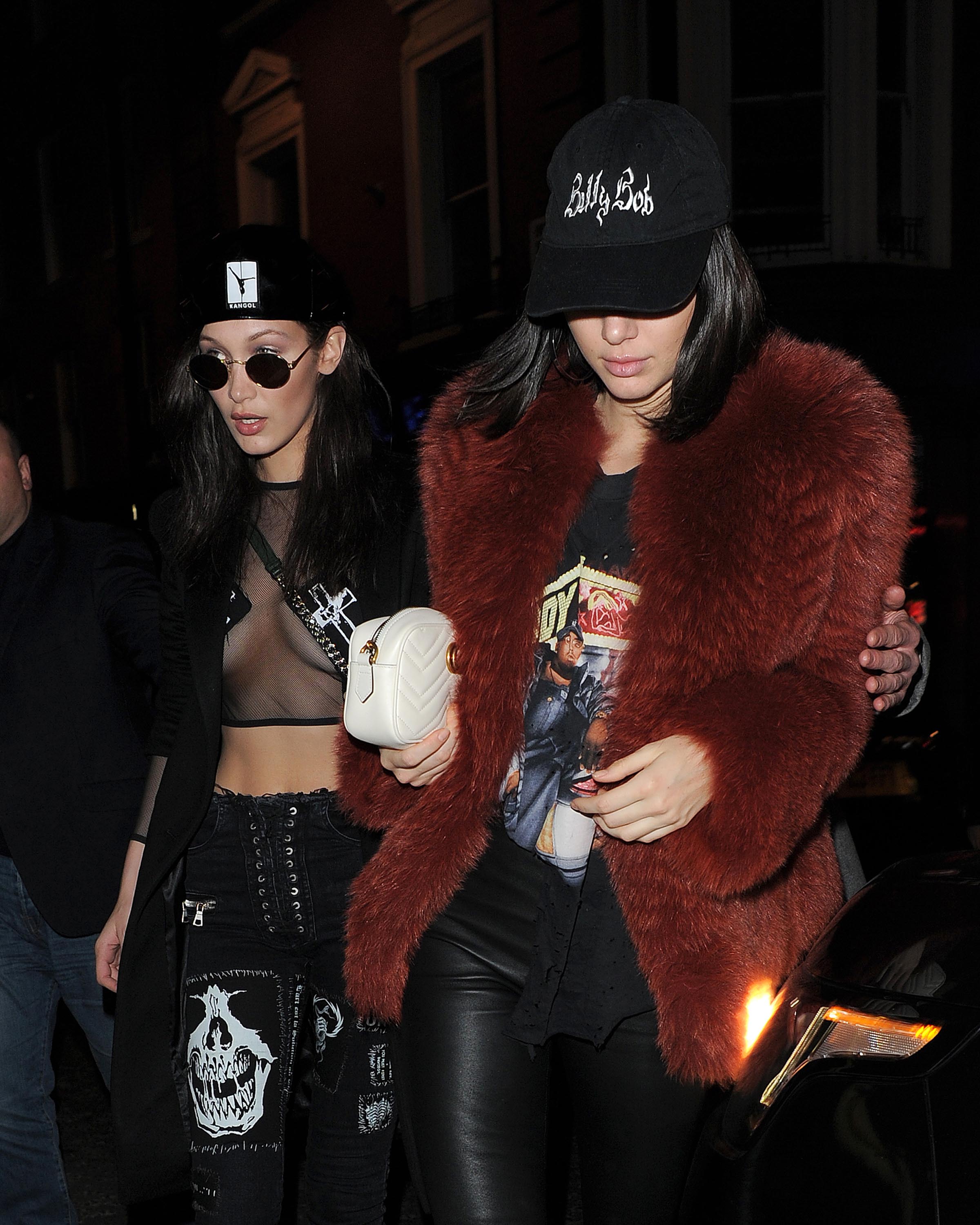 Kendall Jenner leaving SexyFish restaurant