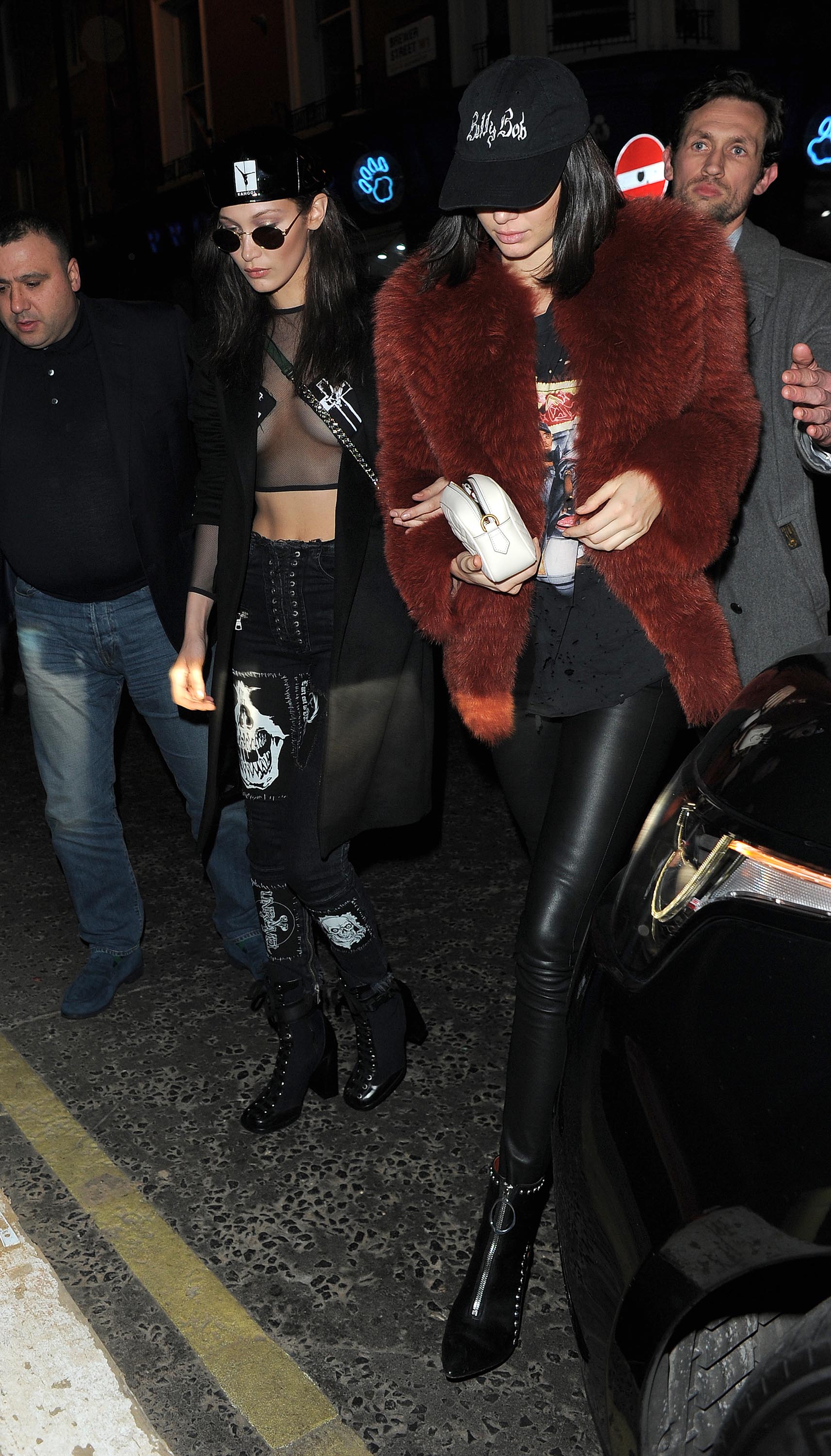 Kendall Jenner leaving SexyFish restaurant