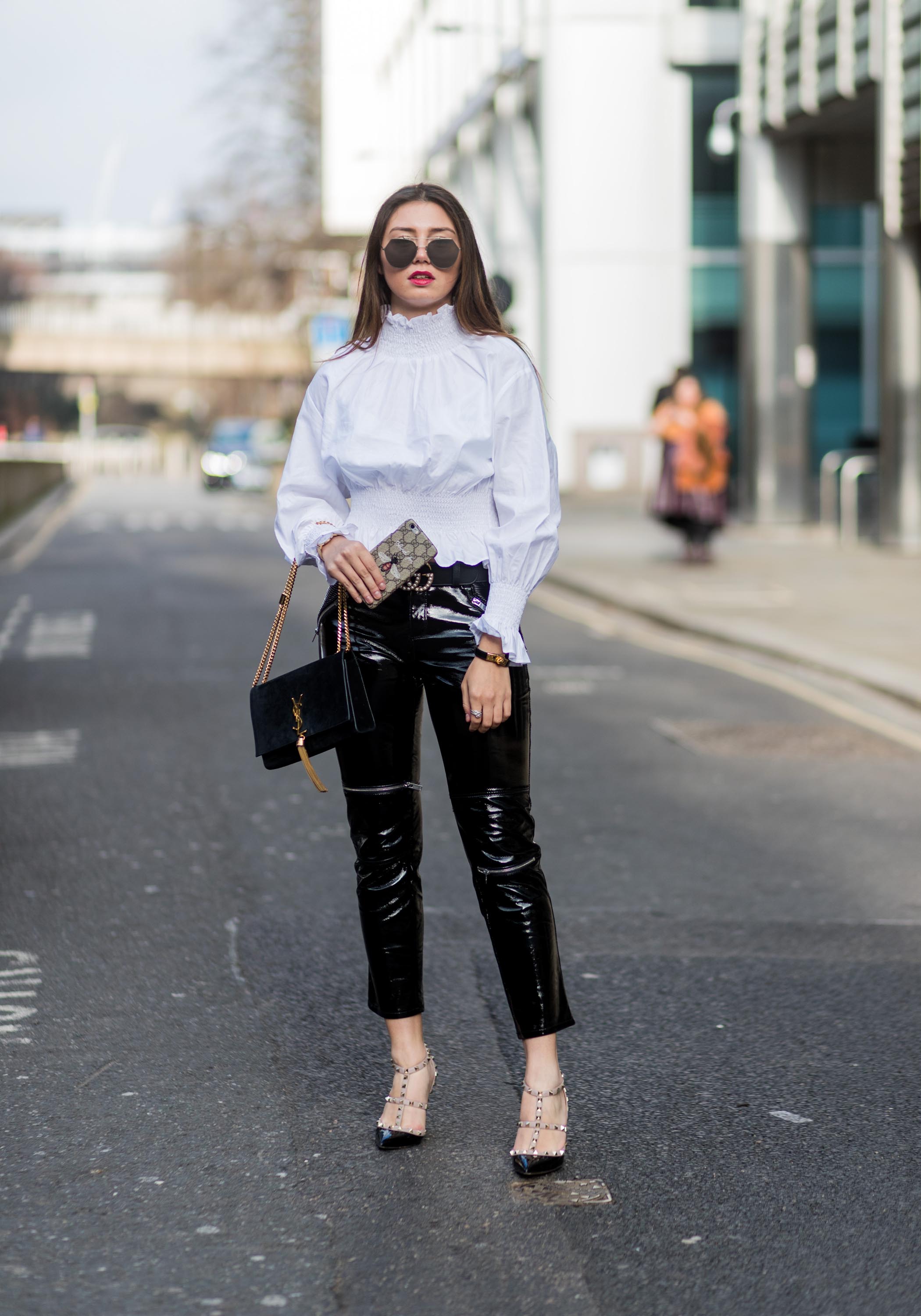 Milena Karl street style in London