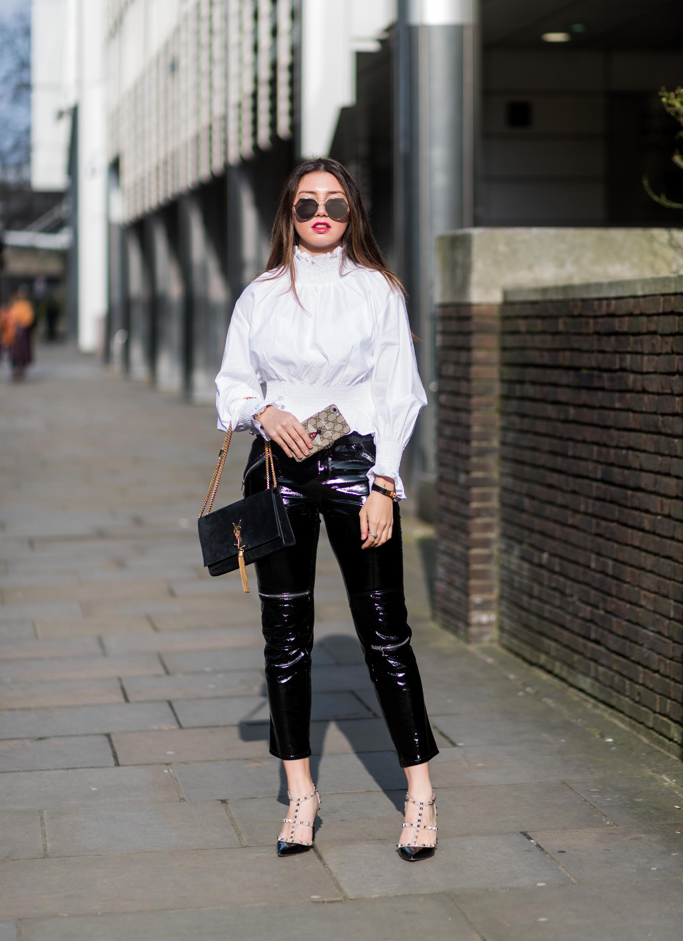 Milena Karl street style in London