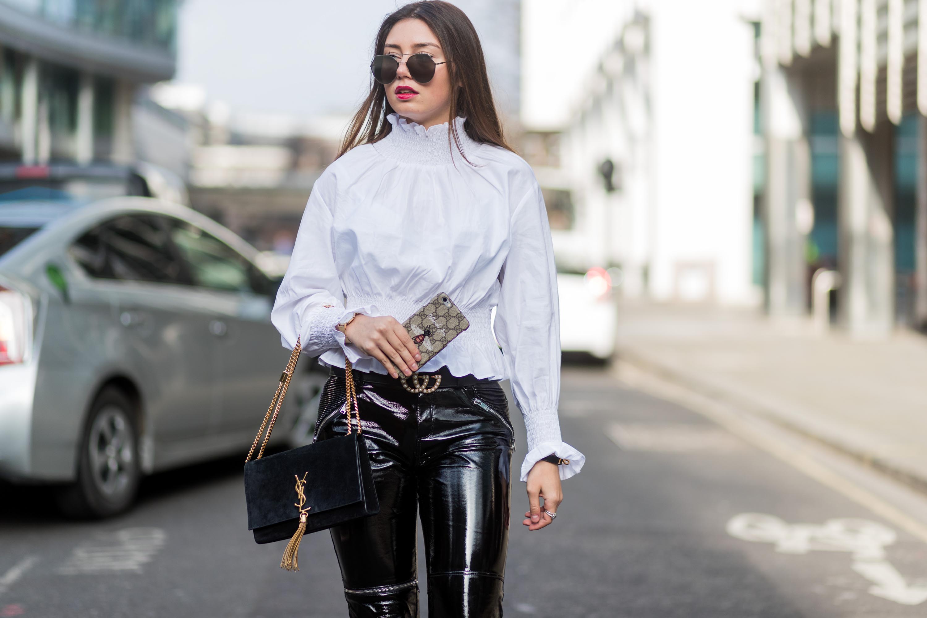 Milena Karl street style in London