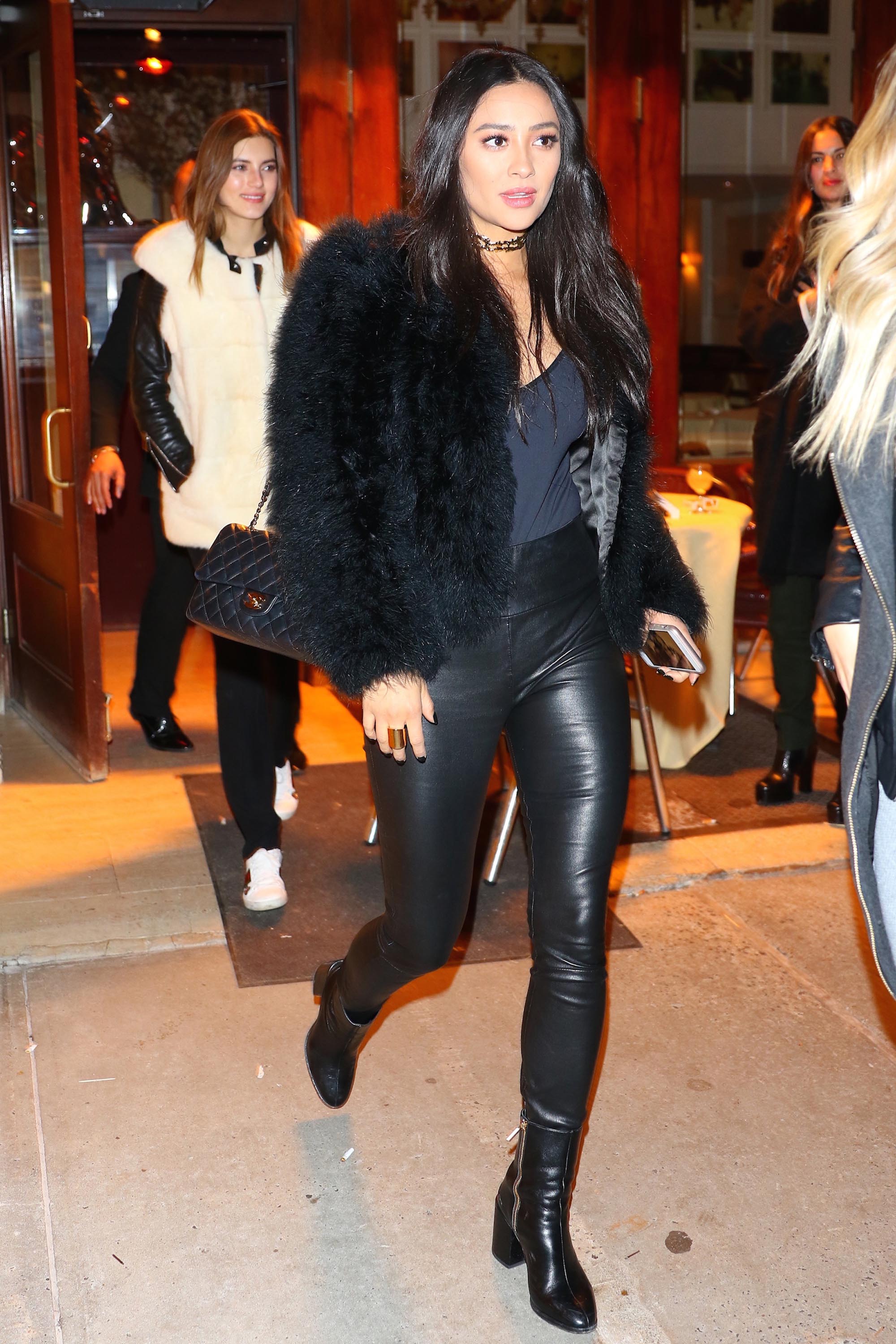 Shay Mitchell out for dinner in NYC