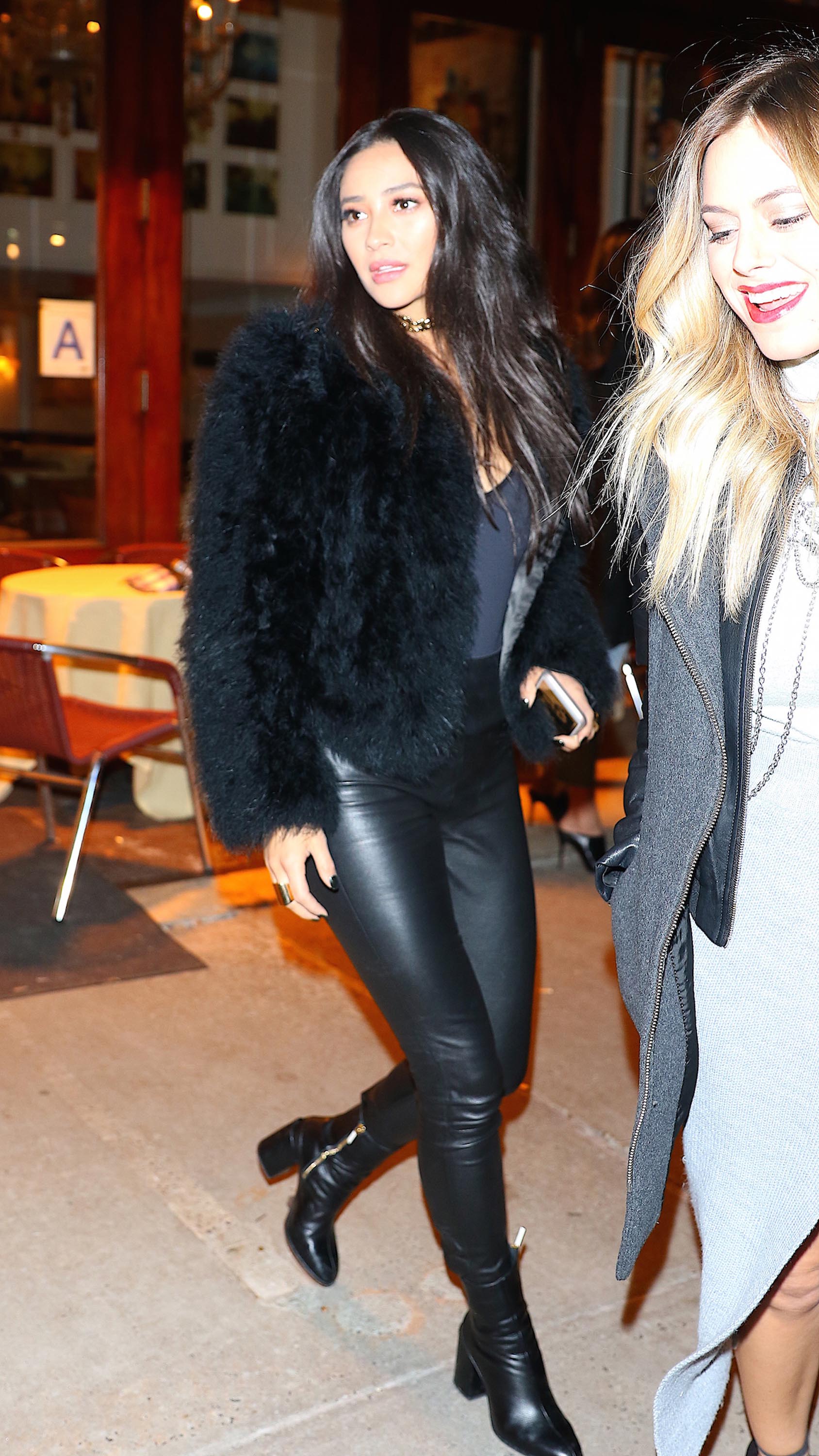 Shay Mitchell out for dinner in NYC