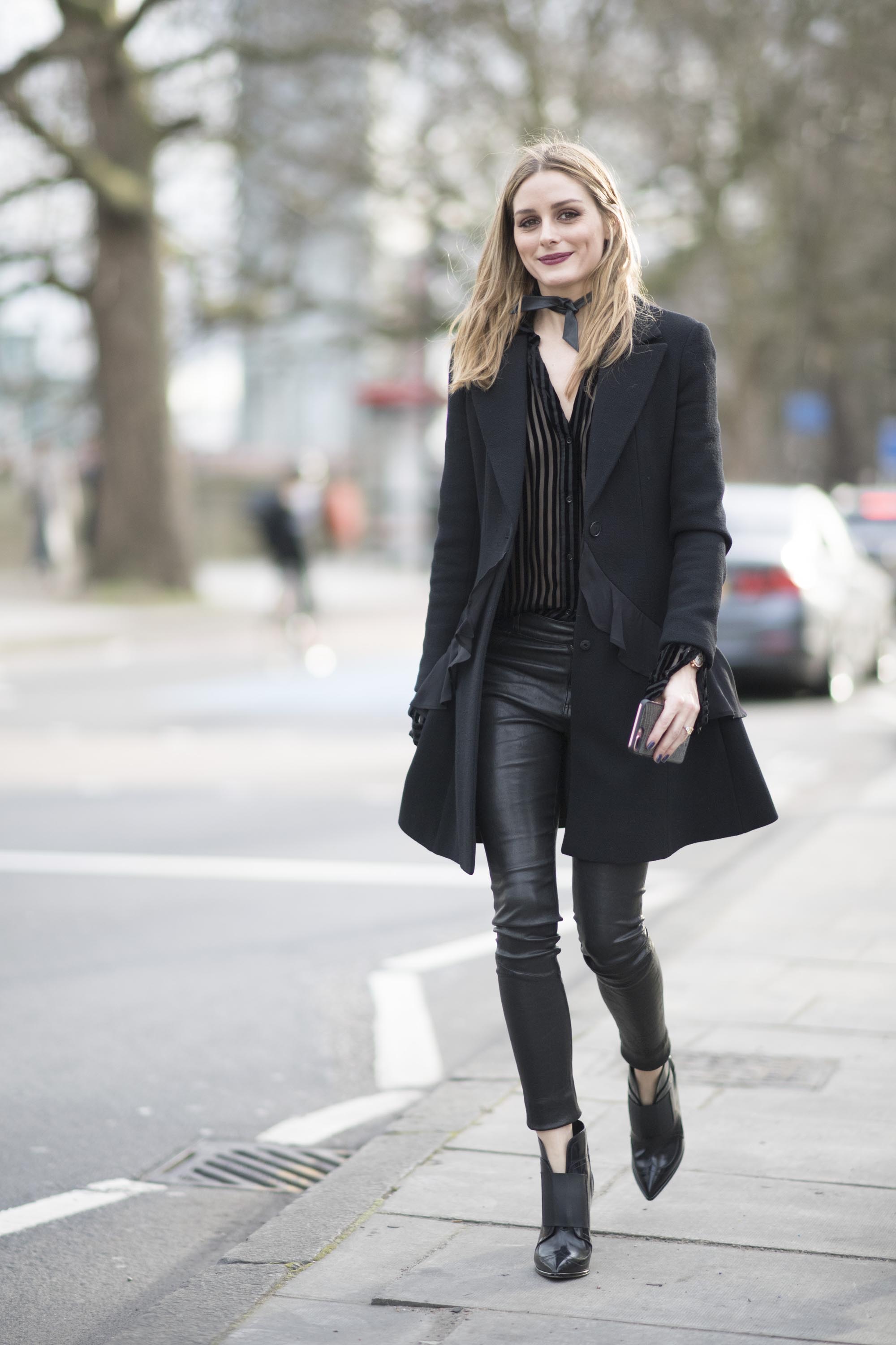 Olivia Palmero attends Christopher Kane show