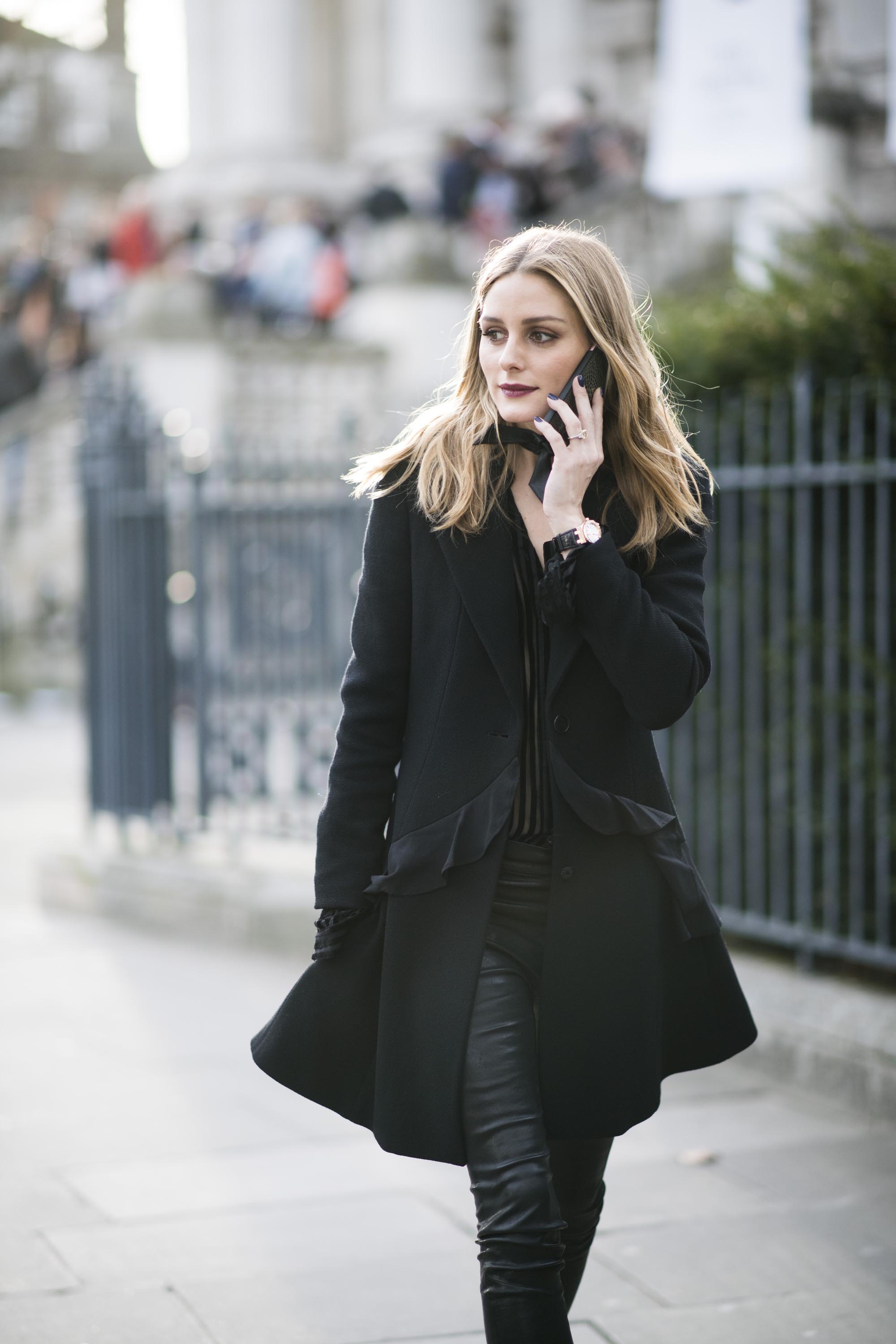 Olivia Palmero attends Christopher Kane show