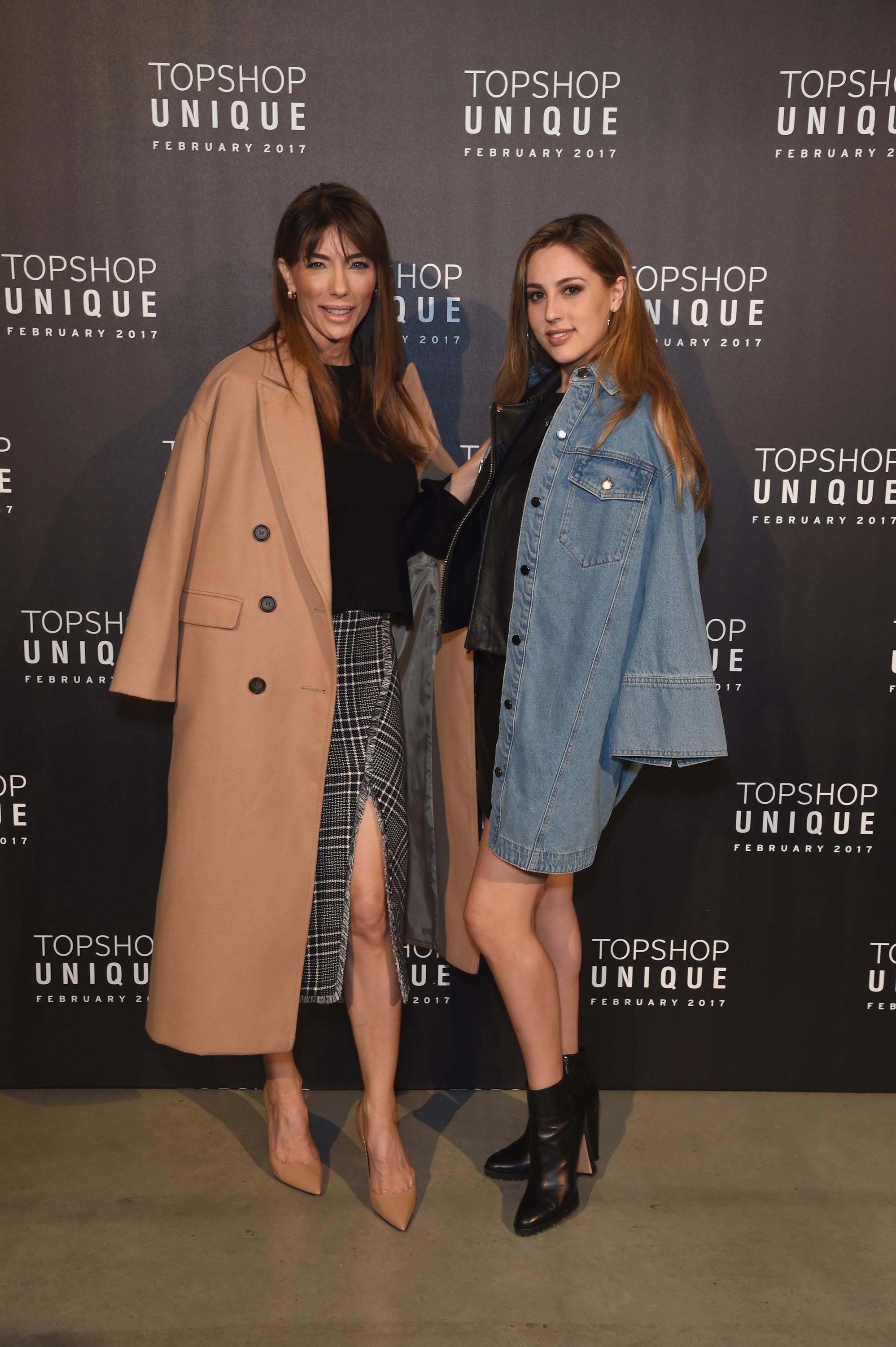 Sophia Stallone attend Topshop’s London Fashion Week show