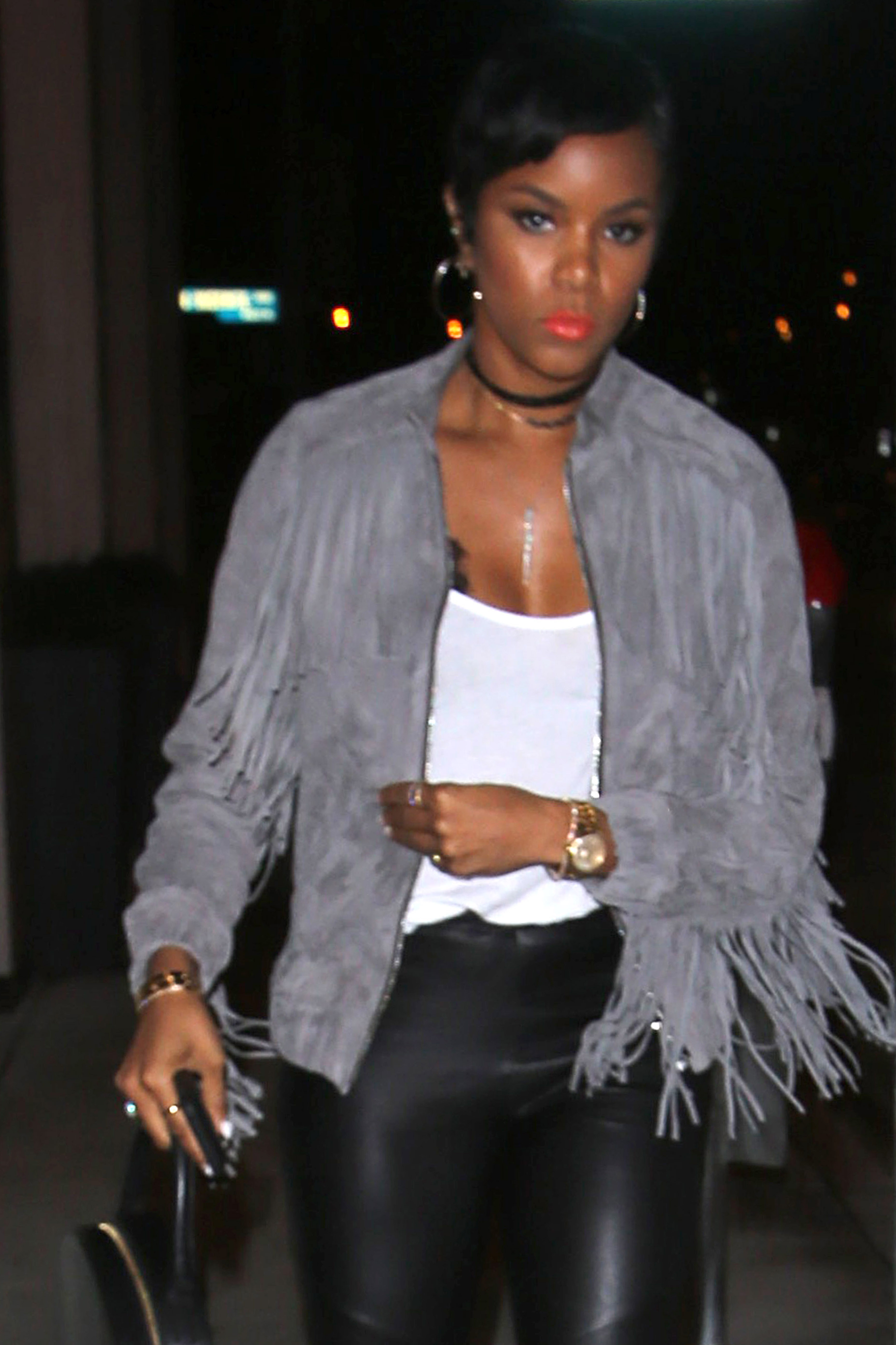 LeToya Luckett arrives at Catch LA