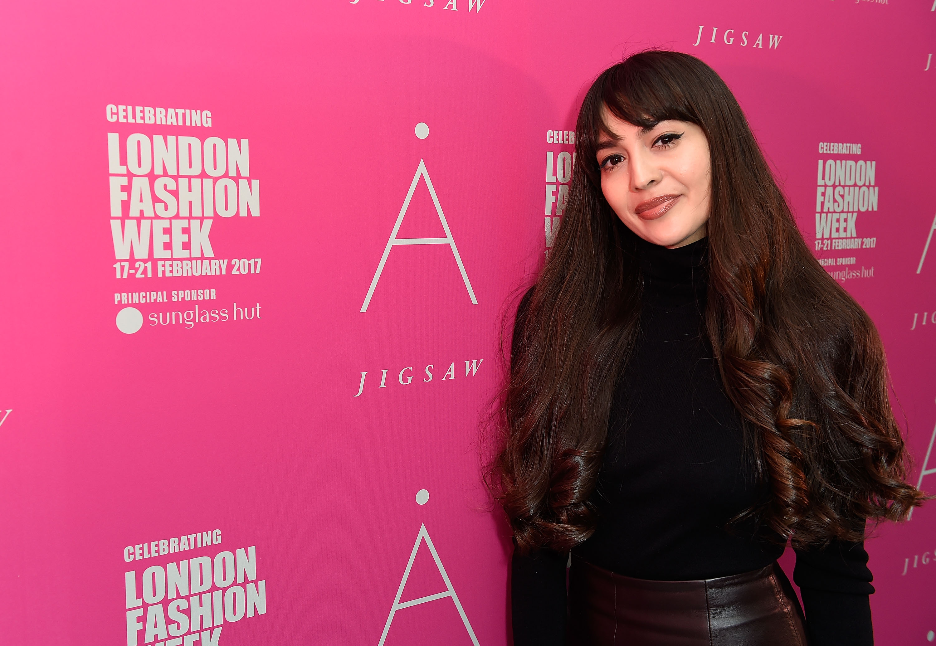 Zara Martin attends the Jigsaw London Fashion Week show