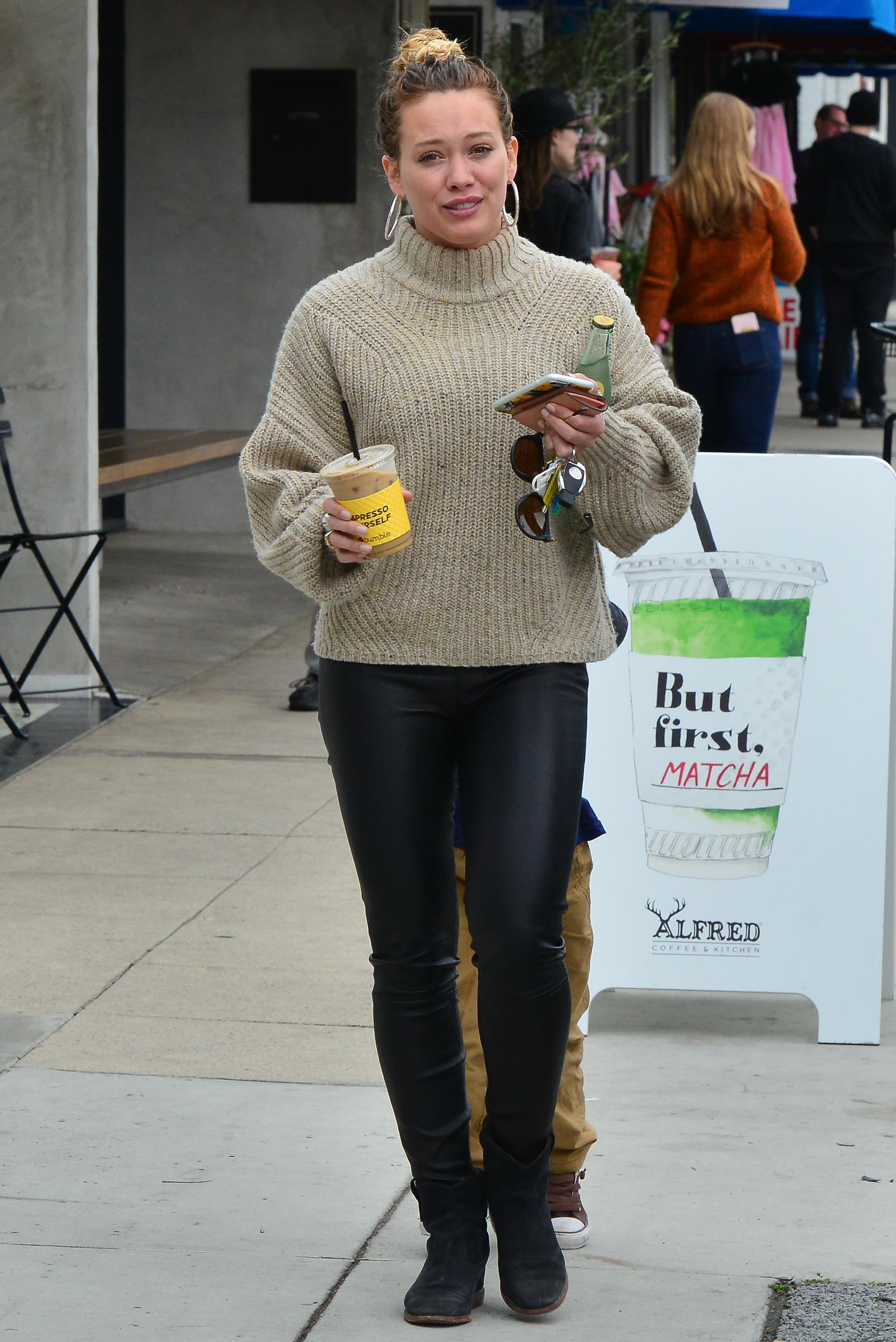 Hilary Duff seen out in LA