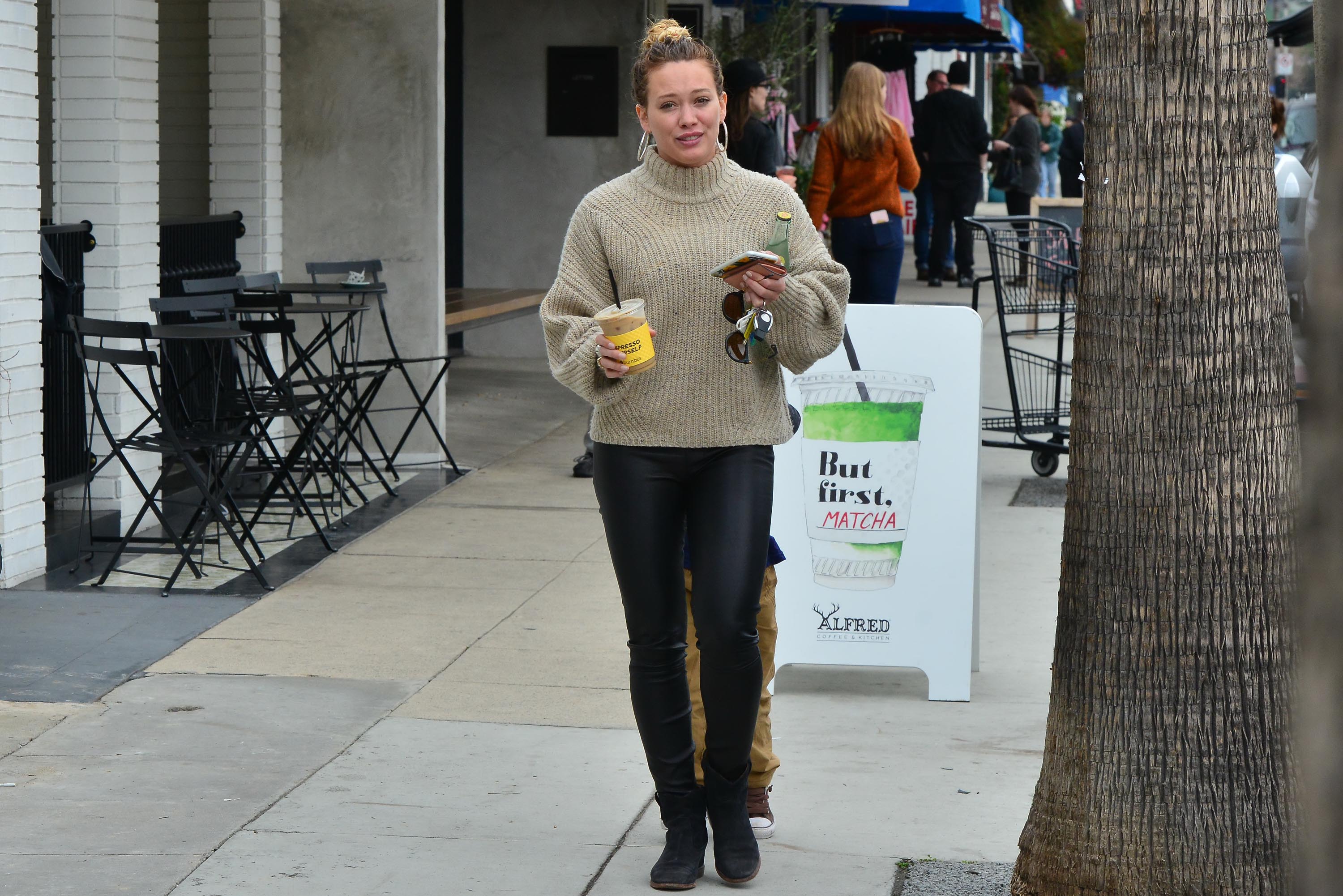 Hilary Duff seen out in LA