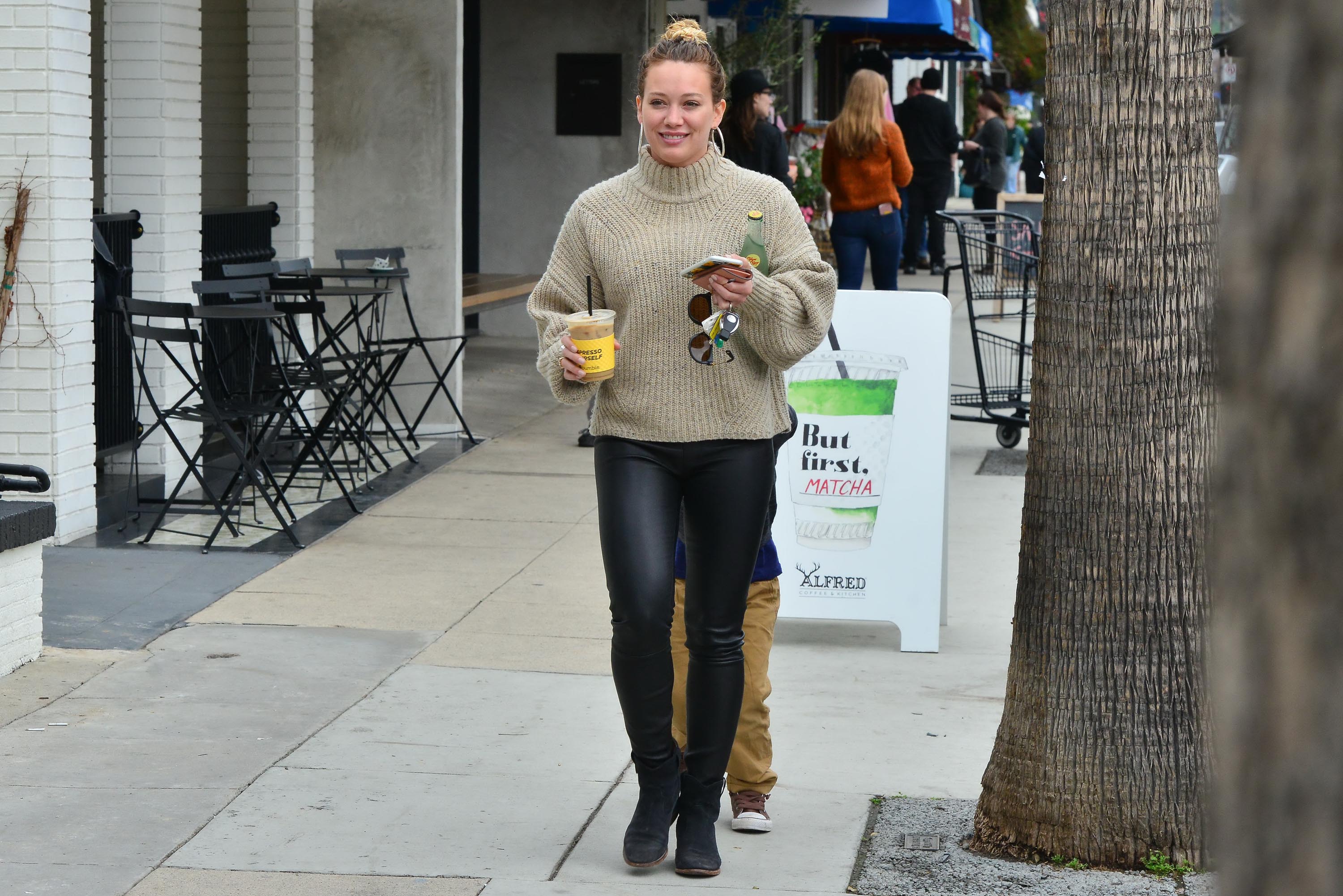 Hilary Duff seen out in LA