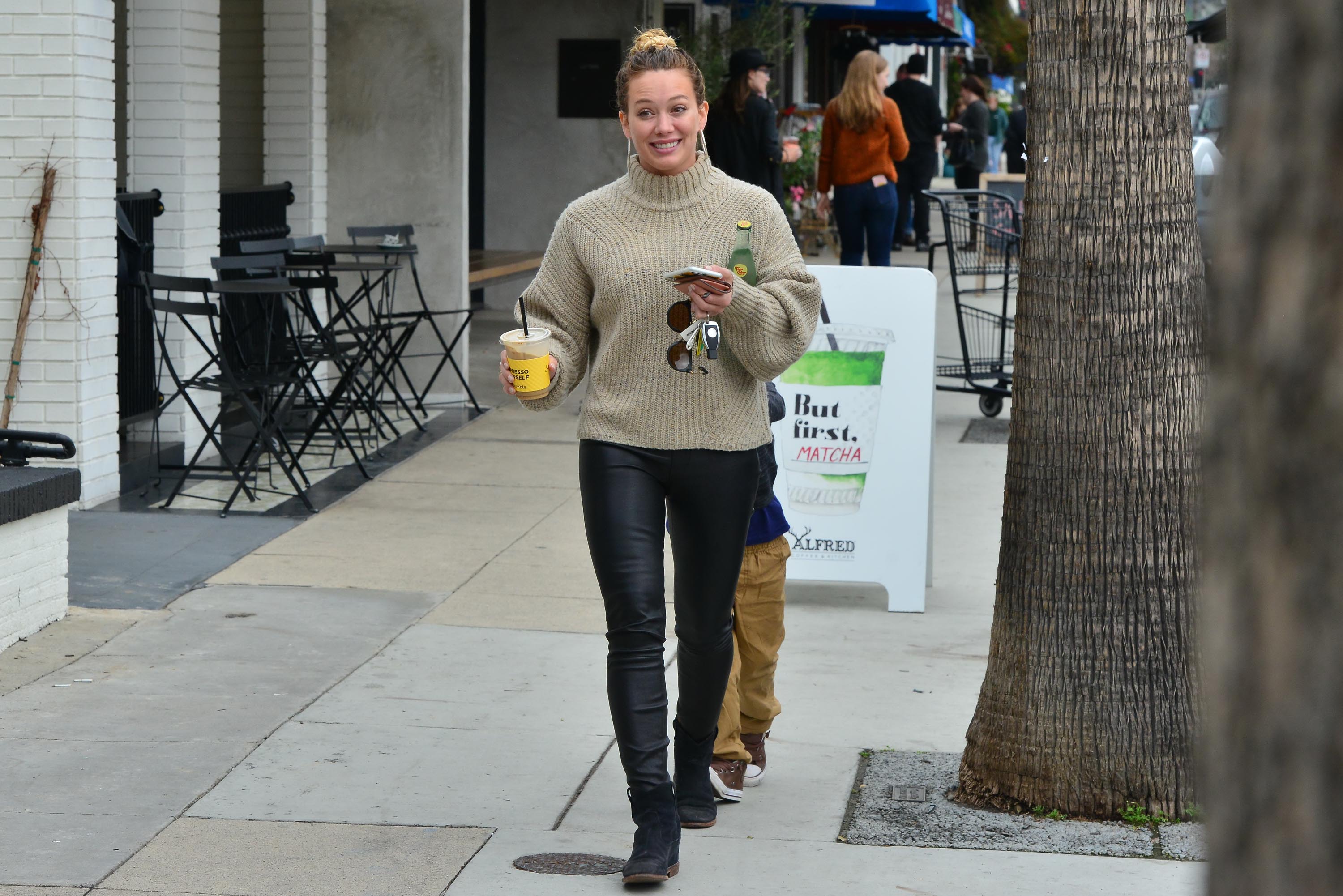 Hilary Duff seen out in LA