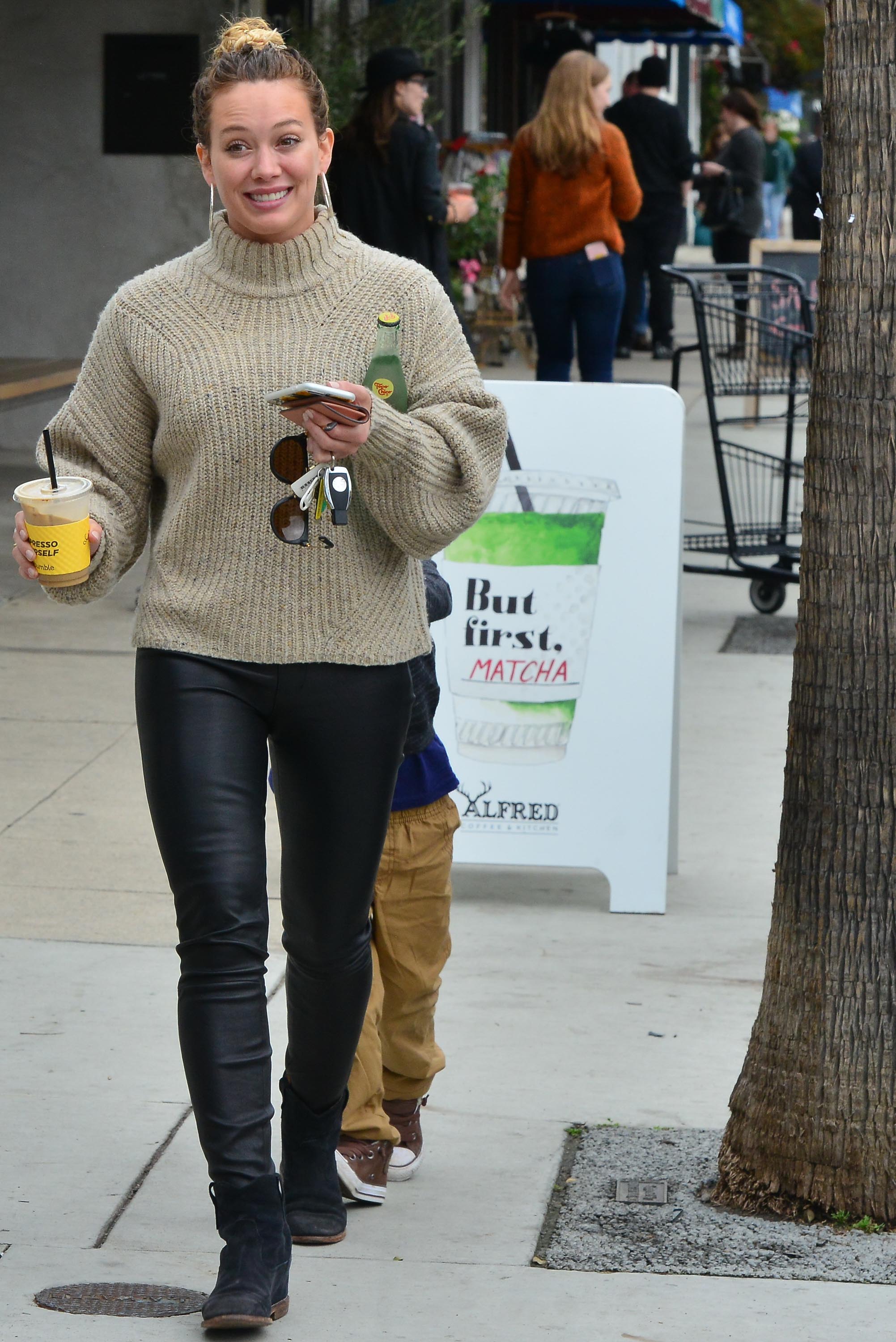 Hilary Duff seen out in LA