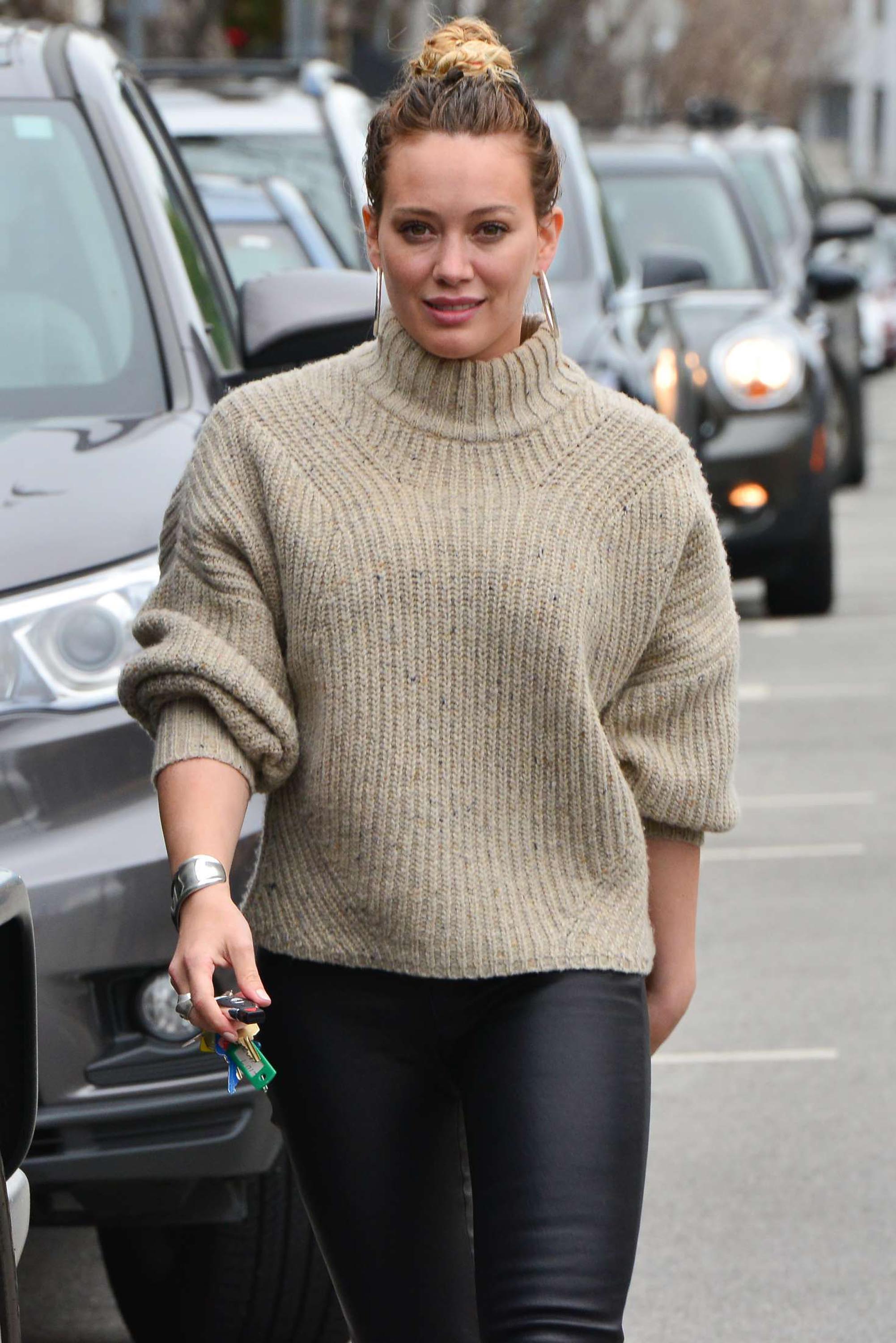 Hilary Duff seen out in LA