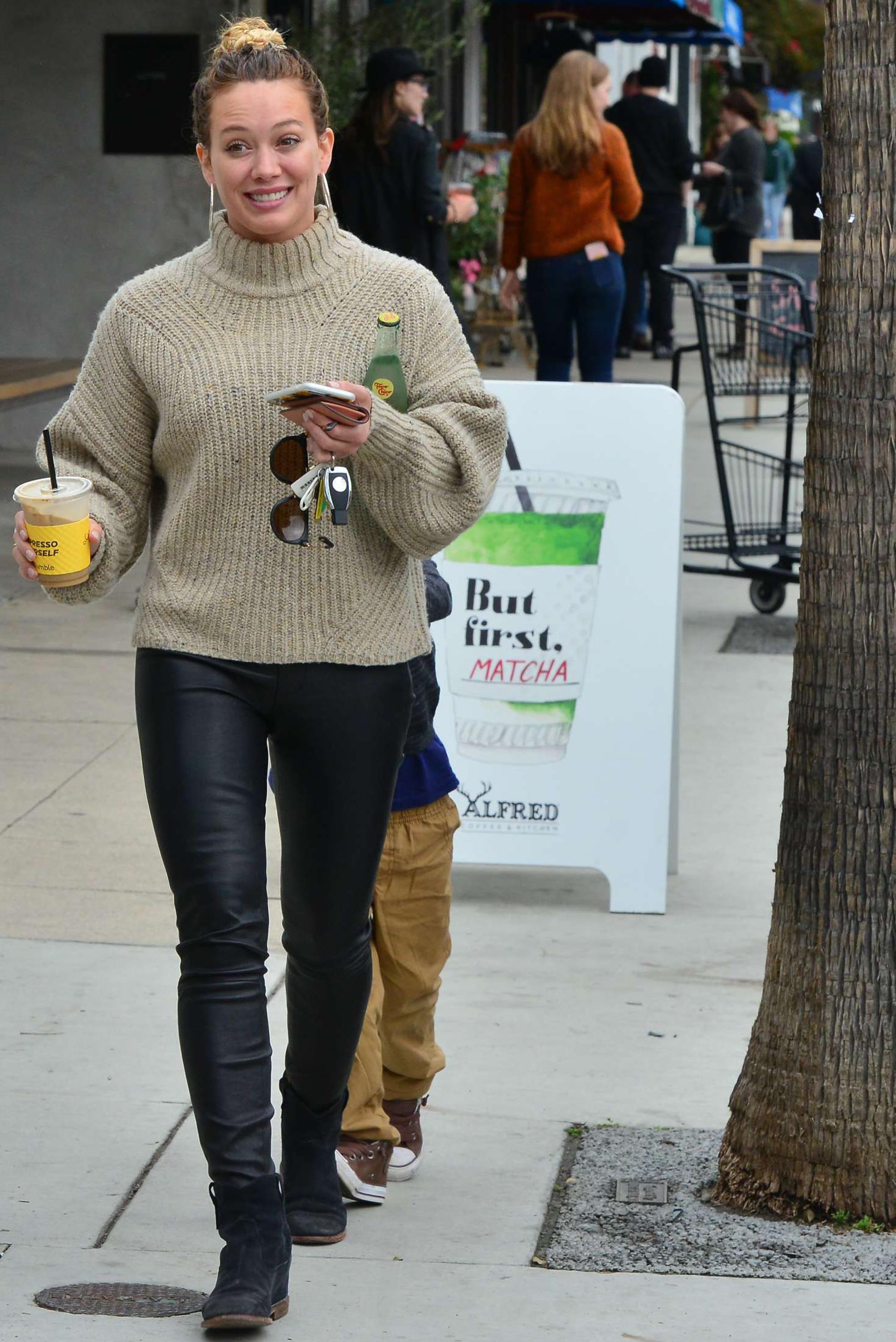 Hilary Duff seen out in LA