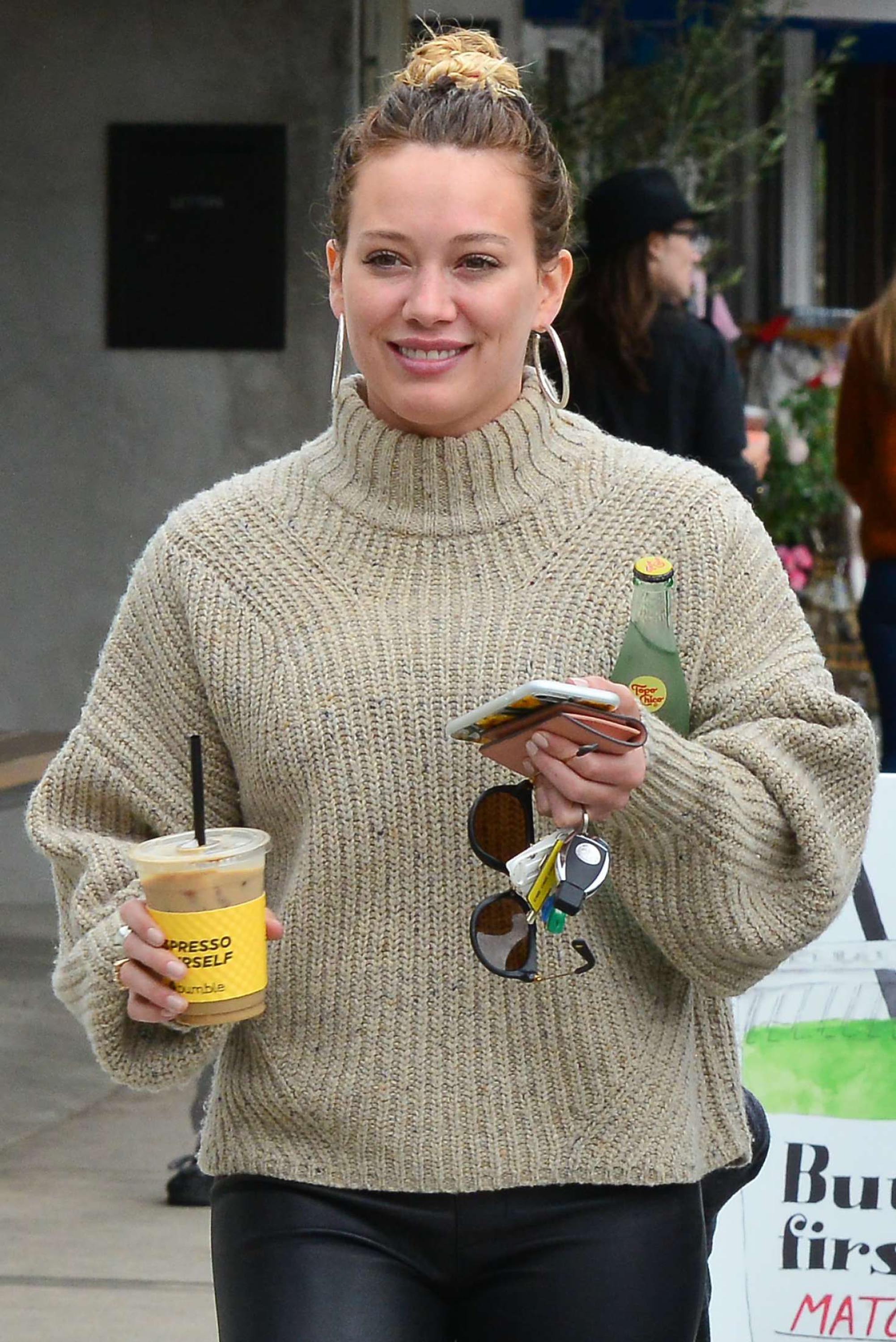 Hilary Duff seen out in LA