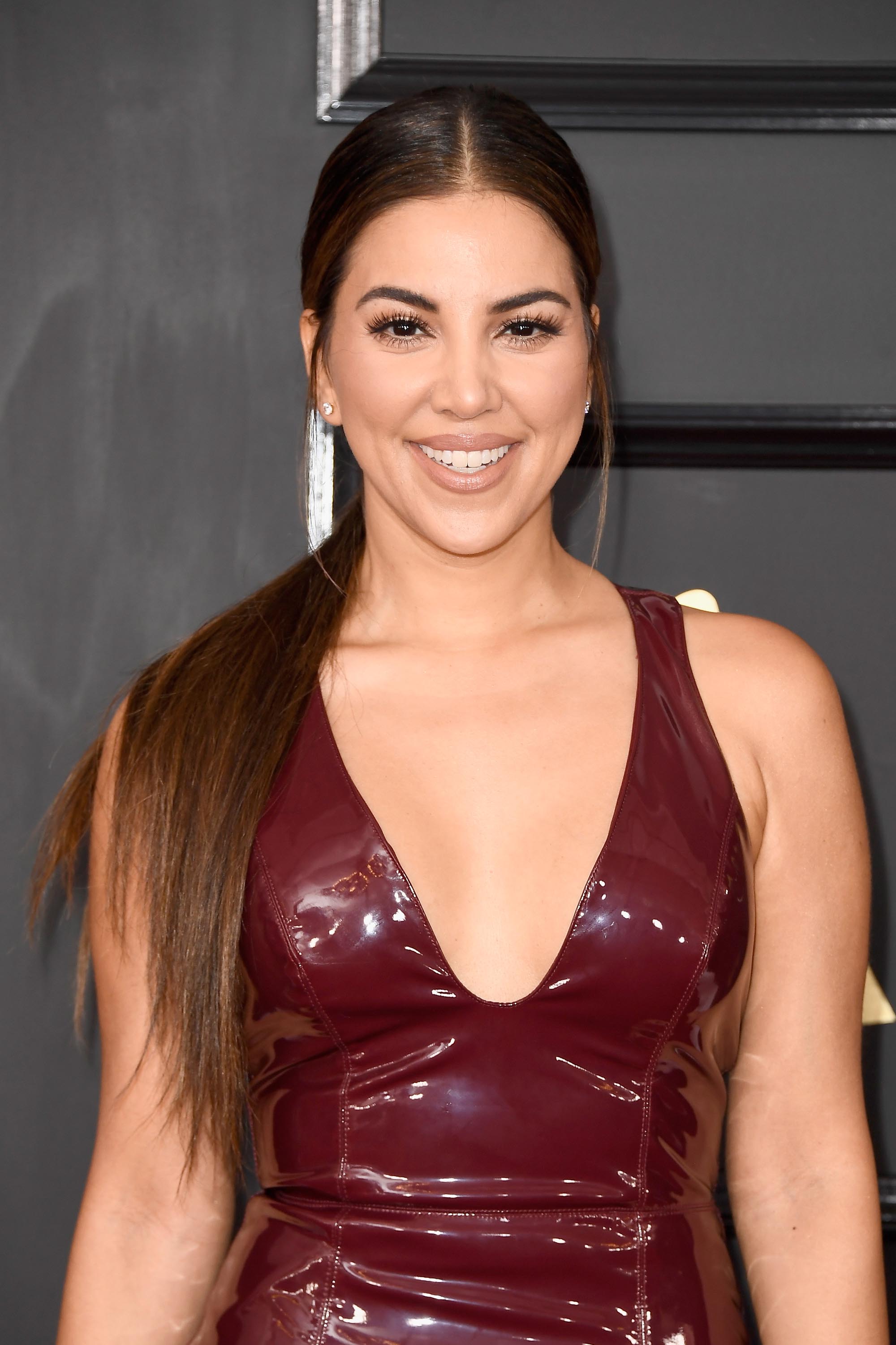 Liz Hernandez attends The 59th GRAMMY Awards