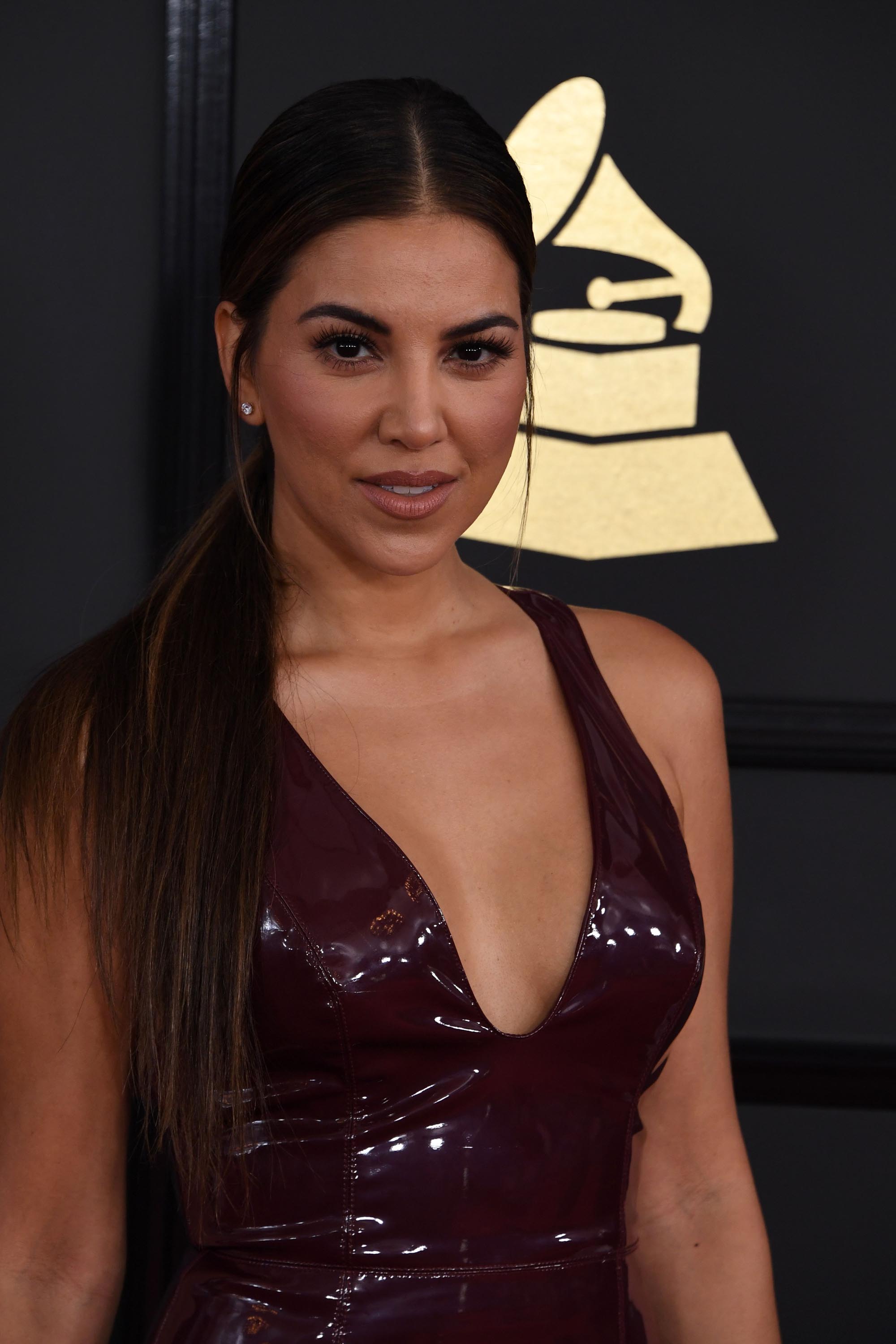 Liz Hernandez attends The 59th GRAMMY Awards