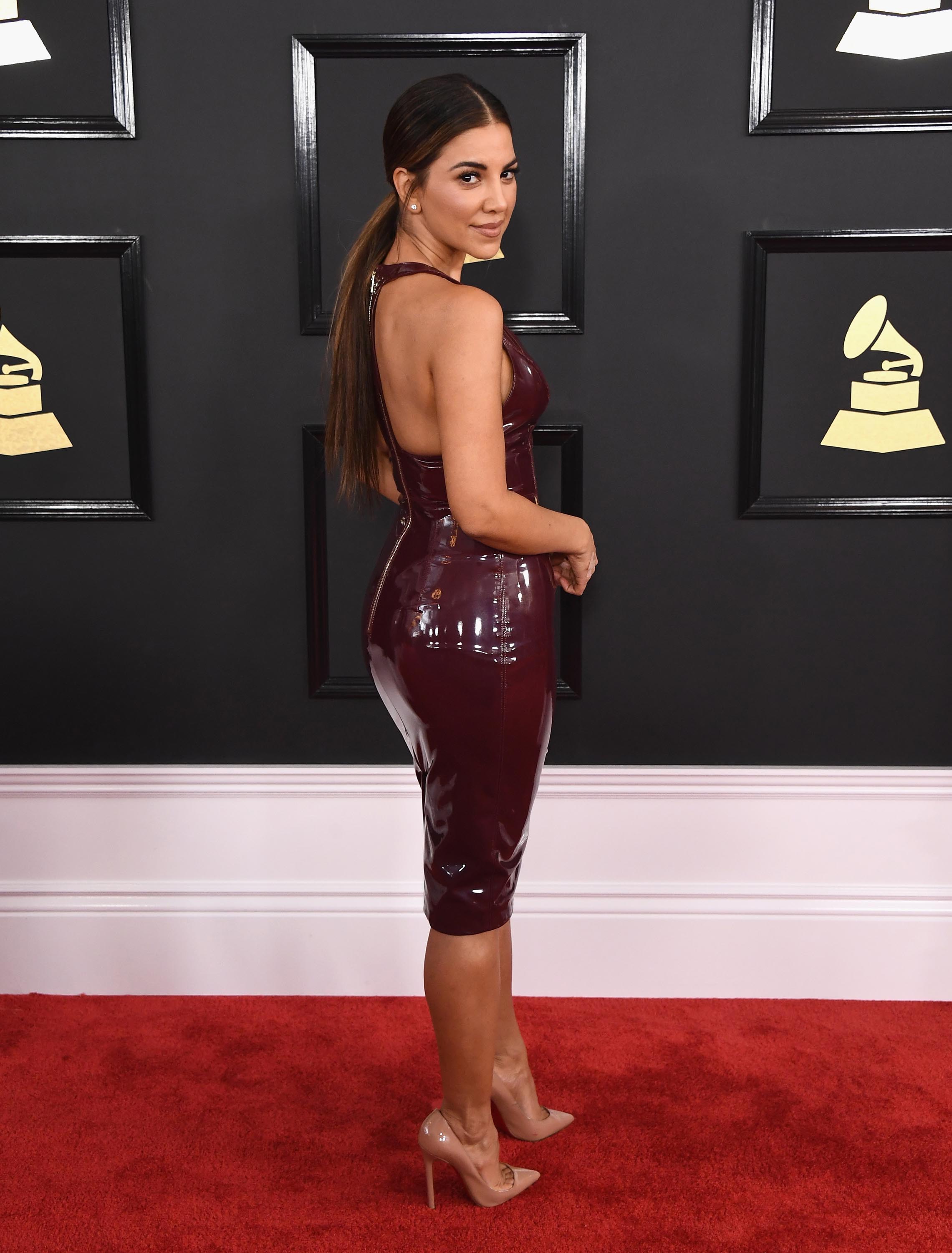 Liz Hernandez attends The 59th GRAMMY Awards