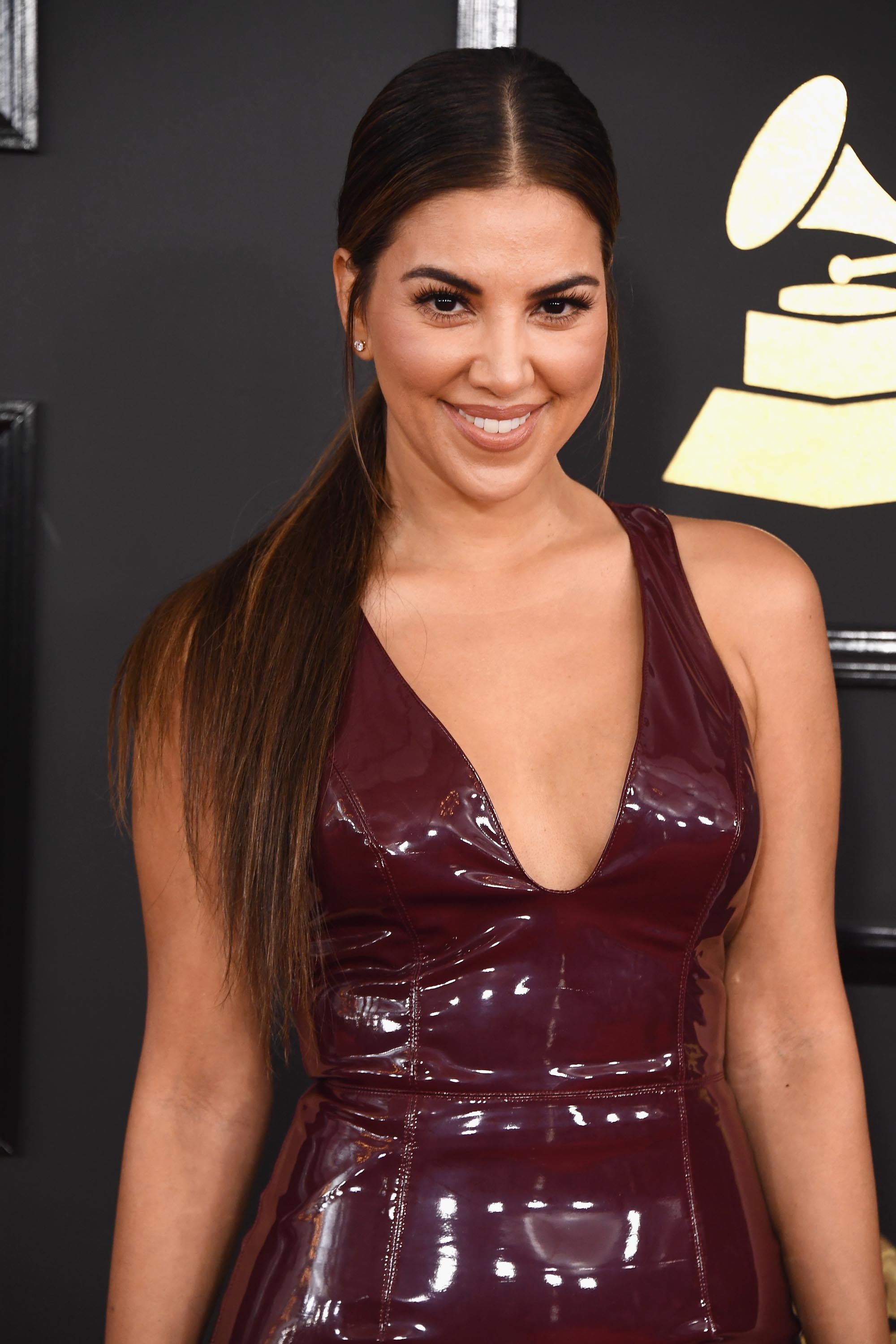 Liz Hernandez attends The 59th GRAMMY Awards