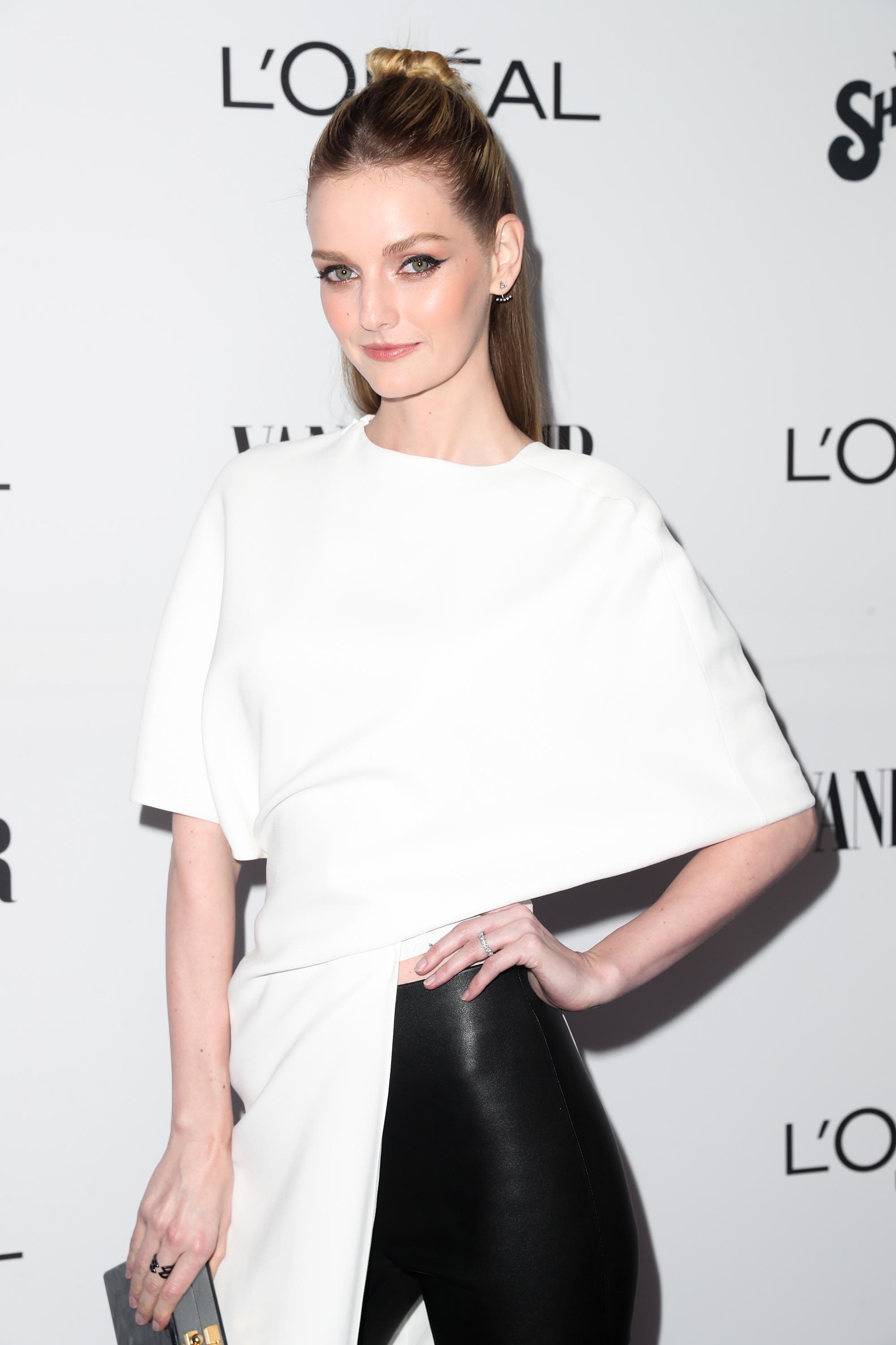 Lydia Hearst attends Vanity Fair and L’Oreal Paris Toast