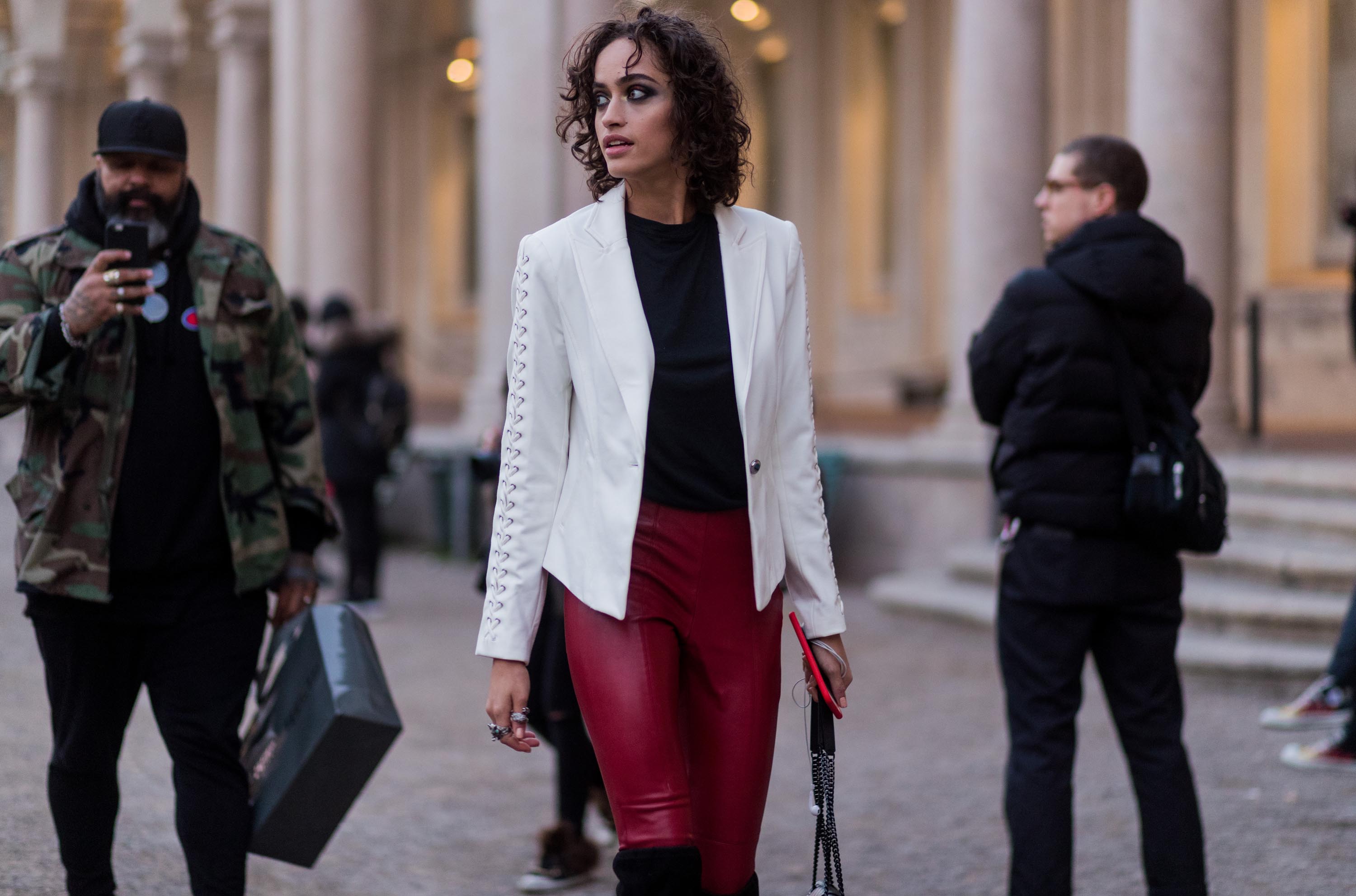 Street Style during Milan Fashion Week