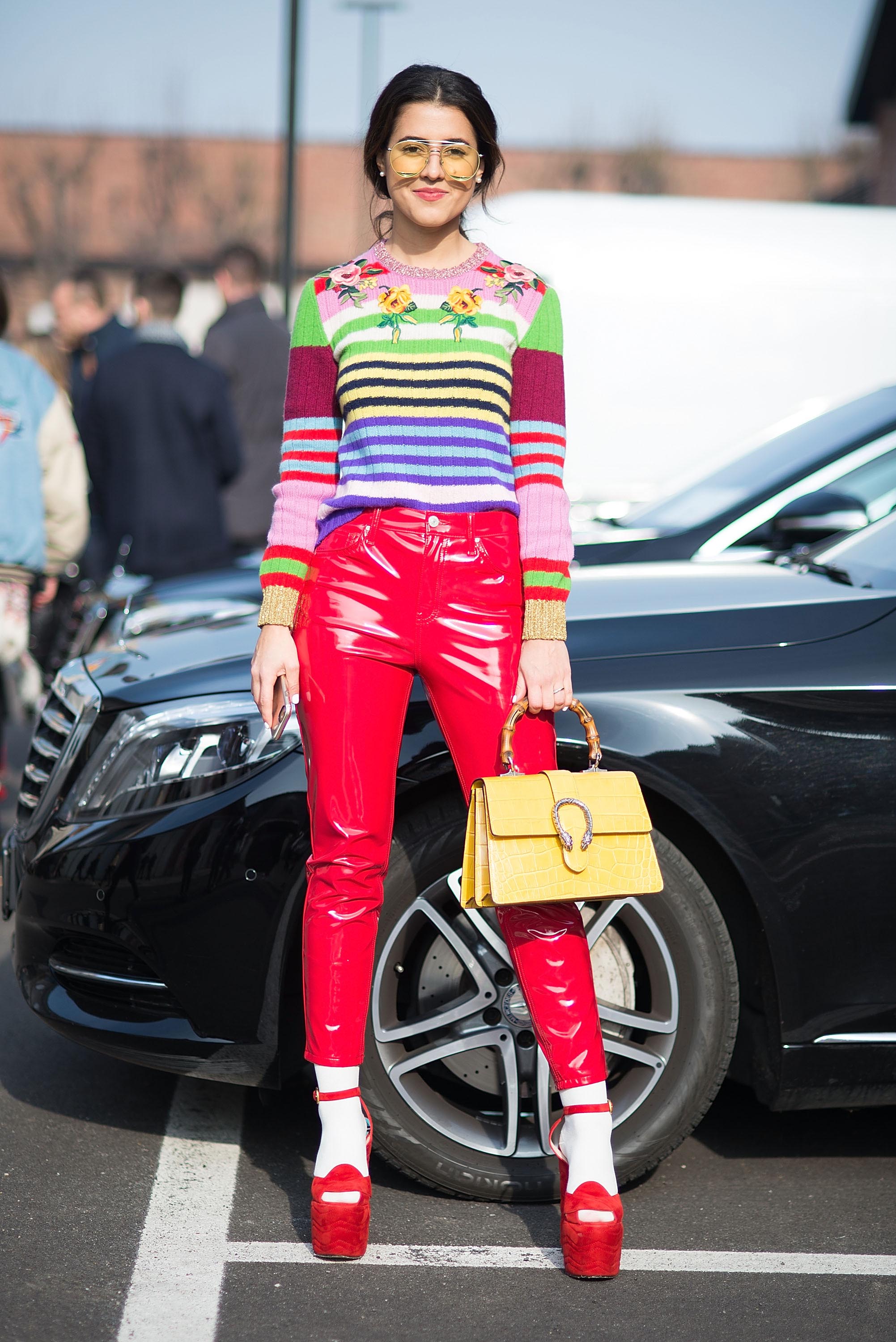 Street Style during Milan Fashion Week