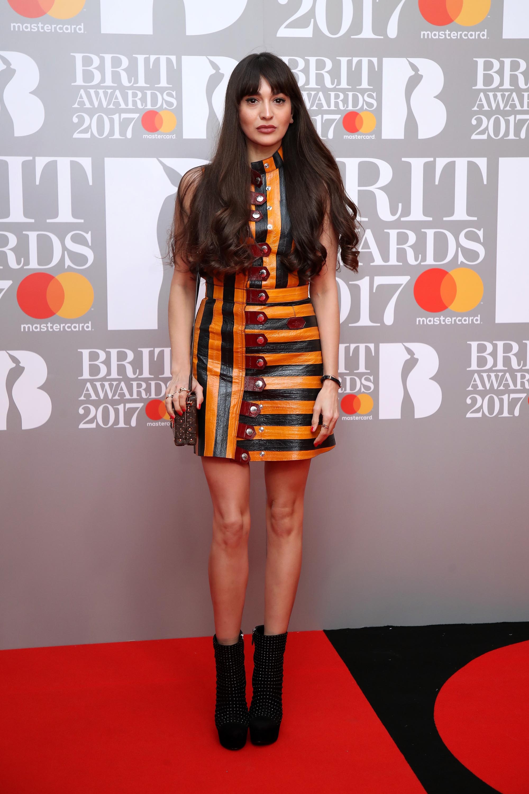 Zara Martin attends The BRIT Awards 2017