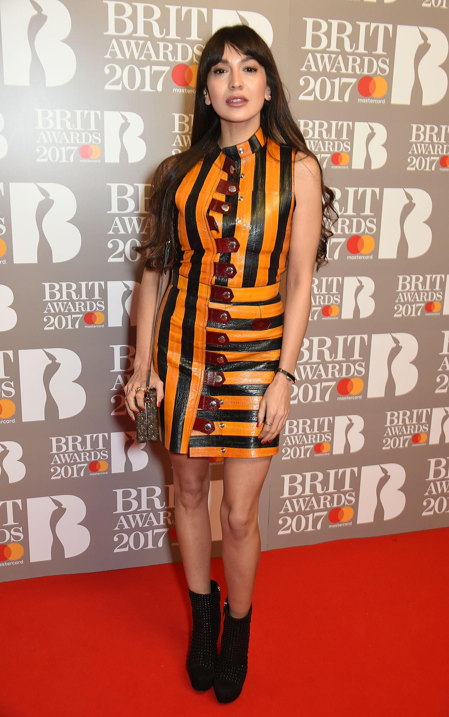 Zara Martin attends The BRIT Awards 2017