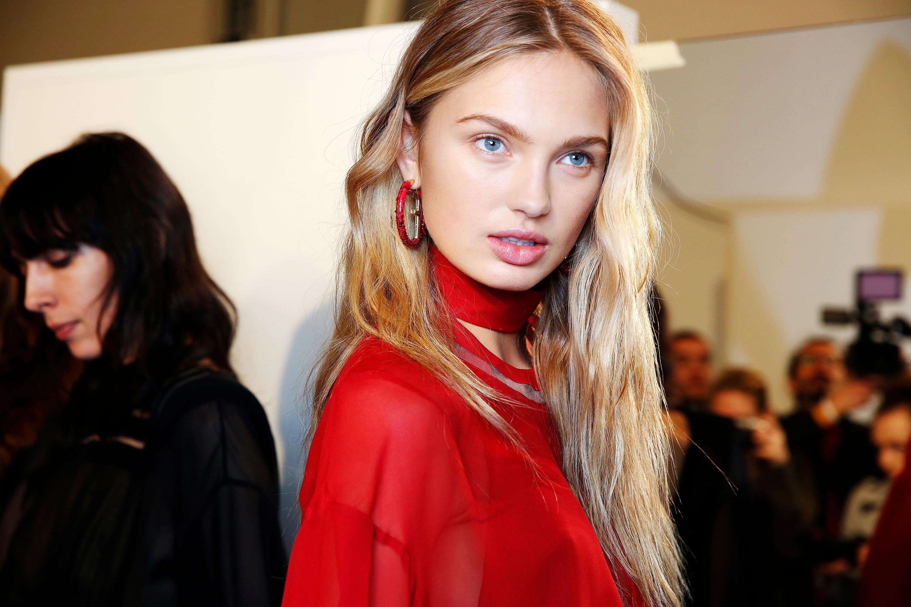 Romee Strijd attends Fendi show