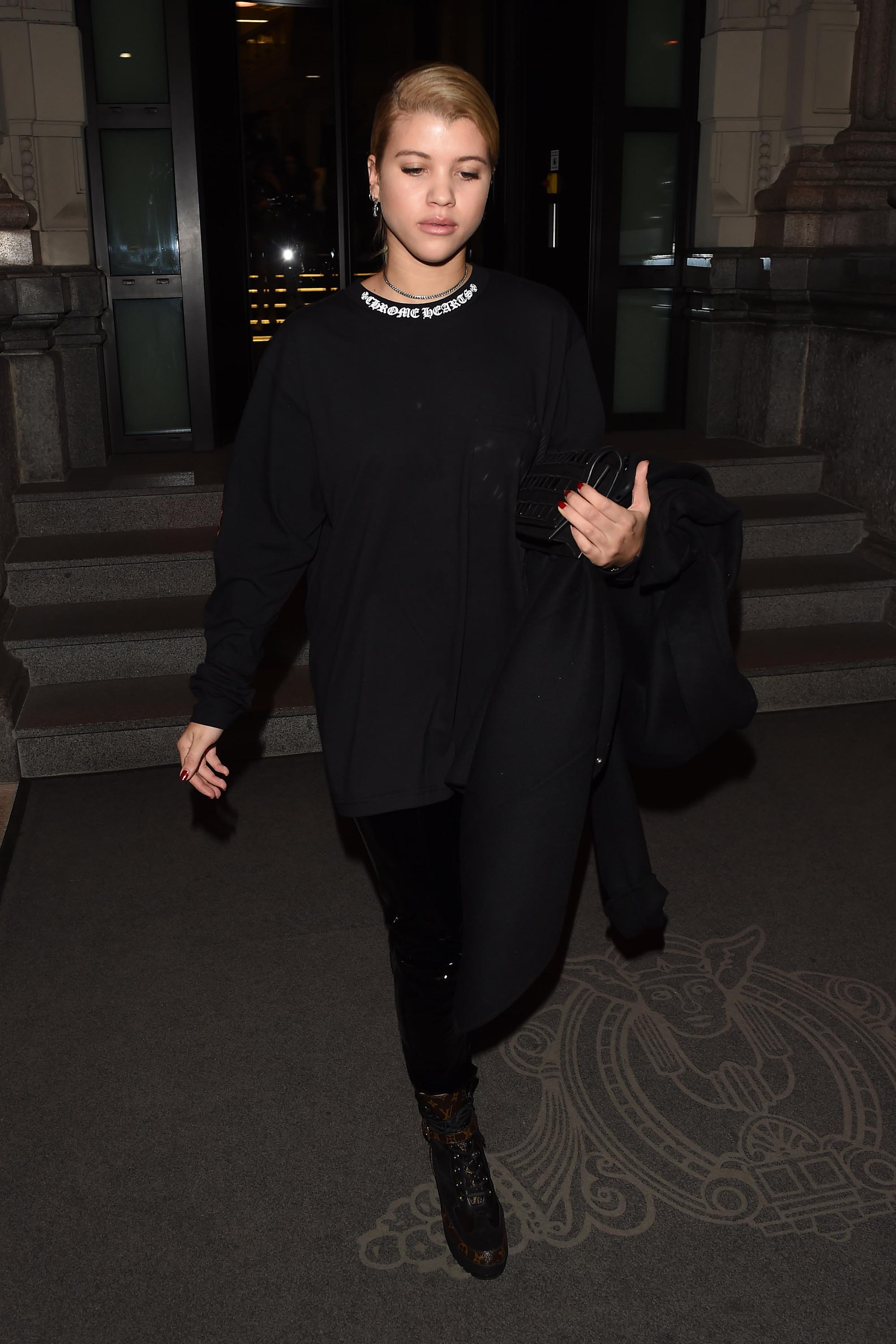 Sofia Richie leaving her hotel