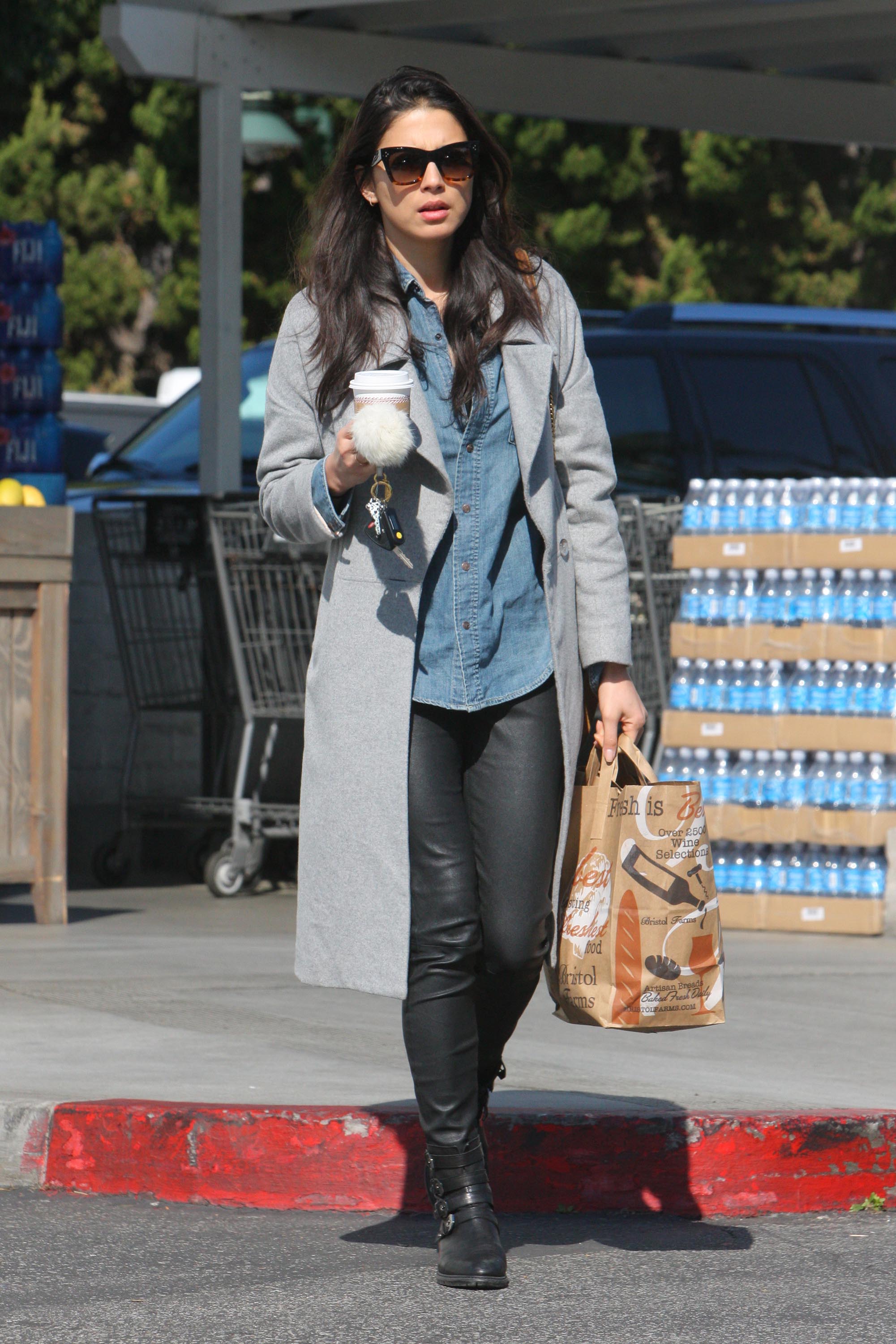 Jessica Gomes shopping at Bristol Farms