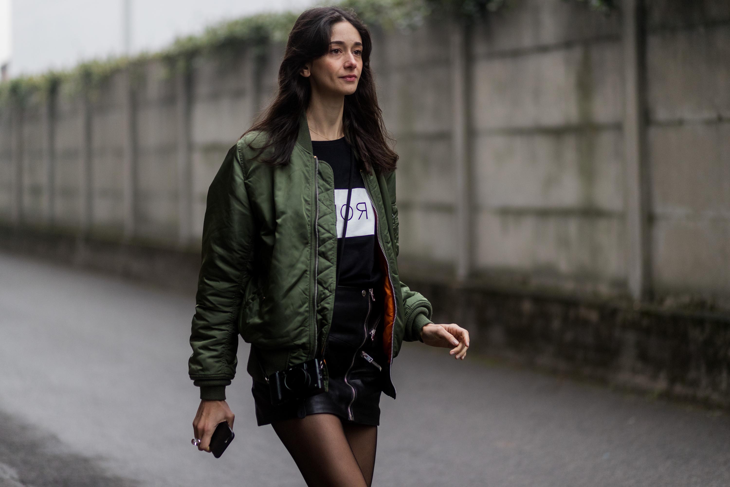 Street style during Milan Fashion Week Fall/Winter 2017/18