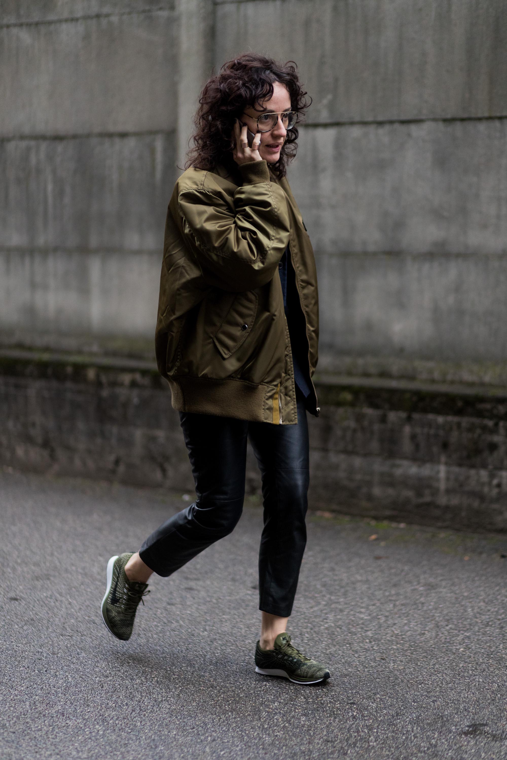 Street style during Milan Fashion Week Fall/Winter 2017/18