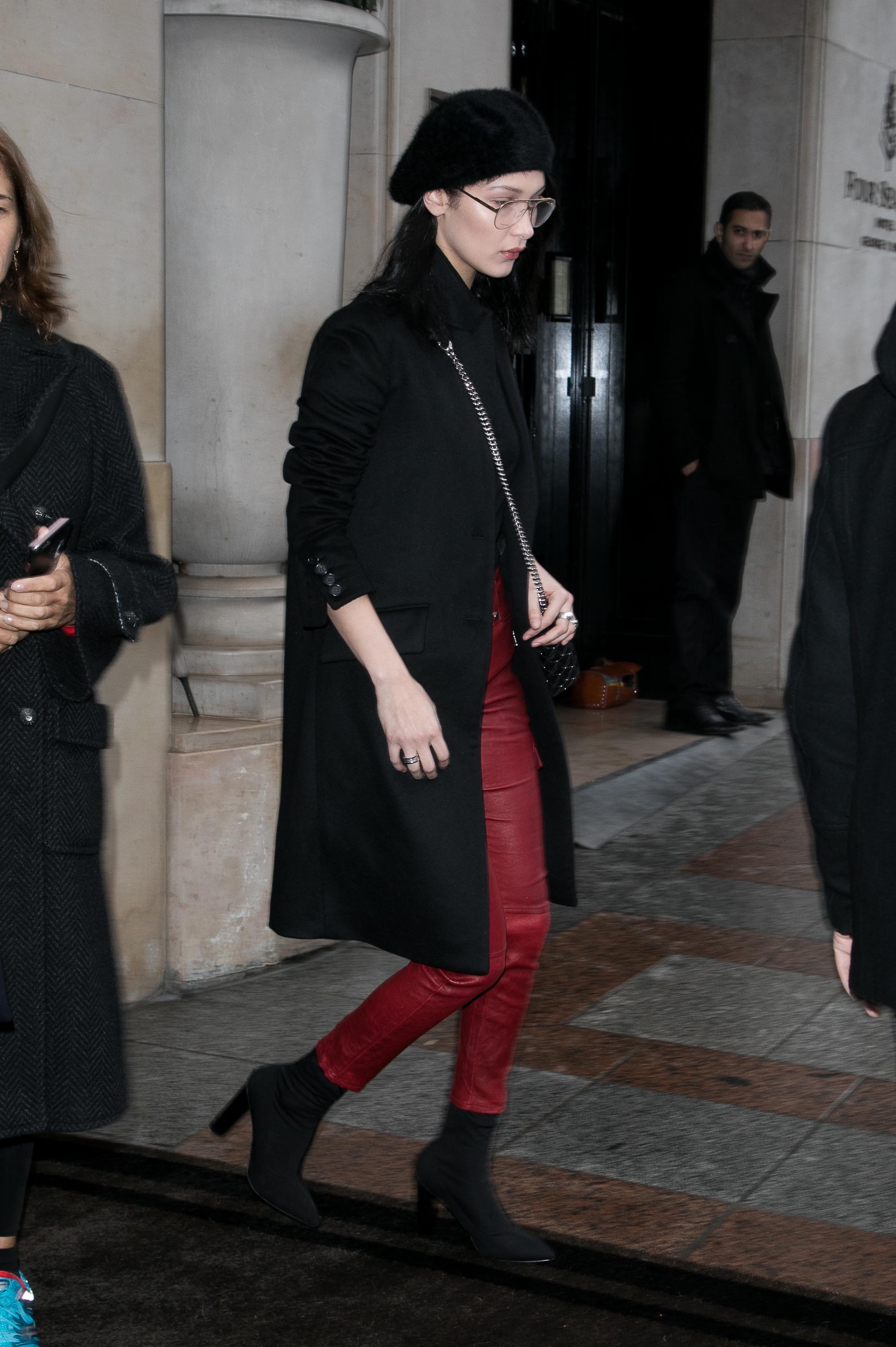 Bella Hadid is seen in Paris