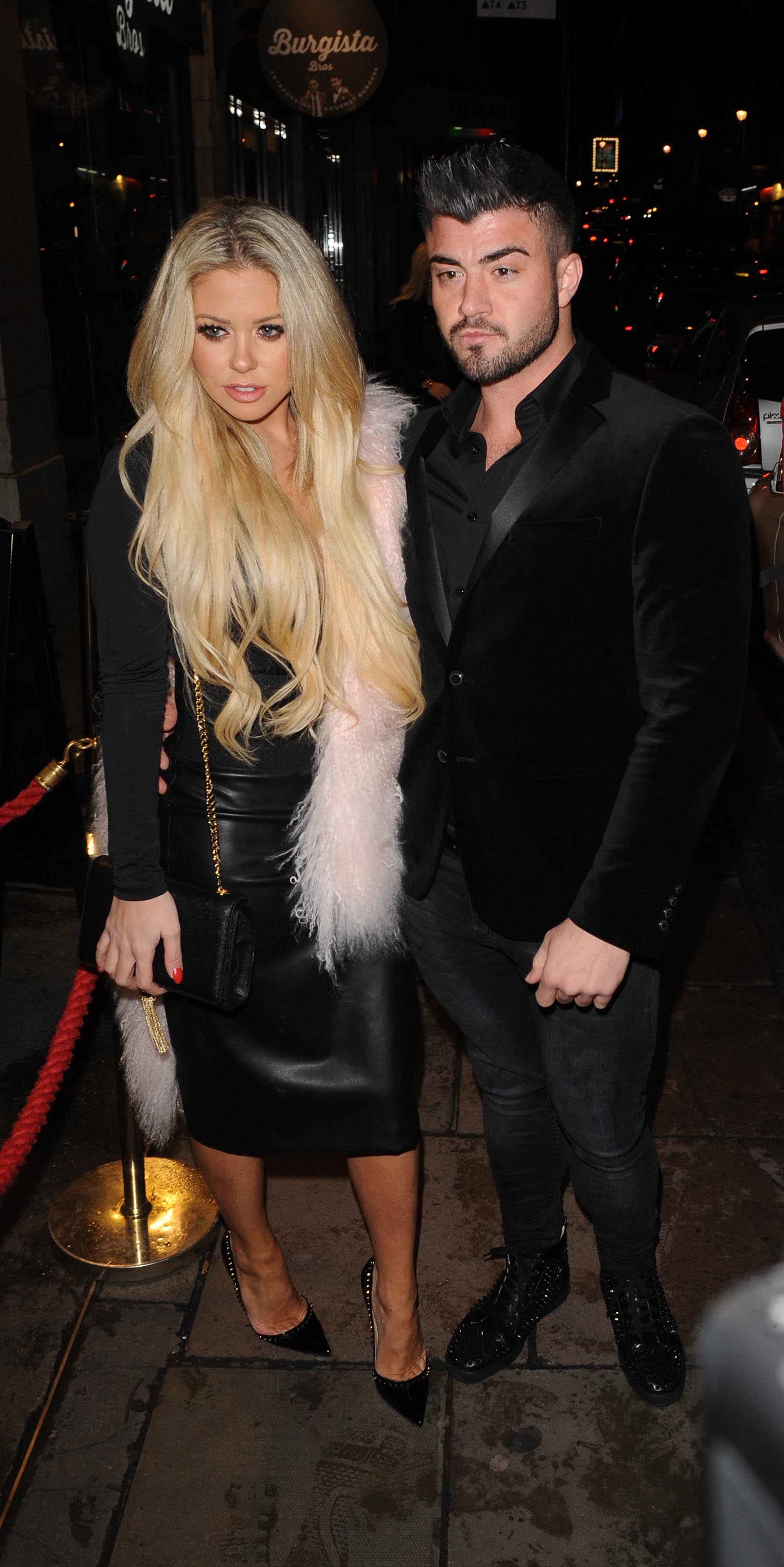 Bianca Gascoigne leaving DSTRKT nightclub