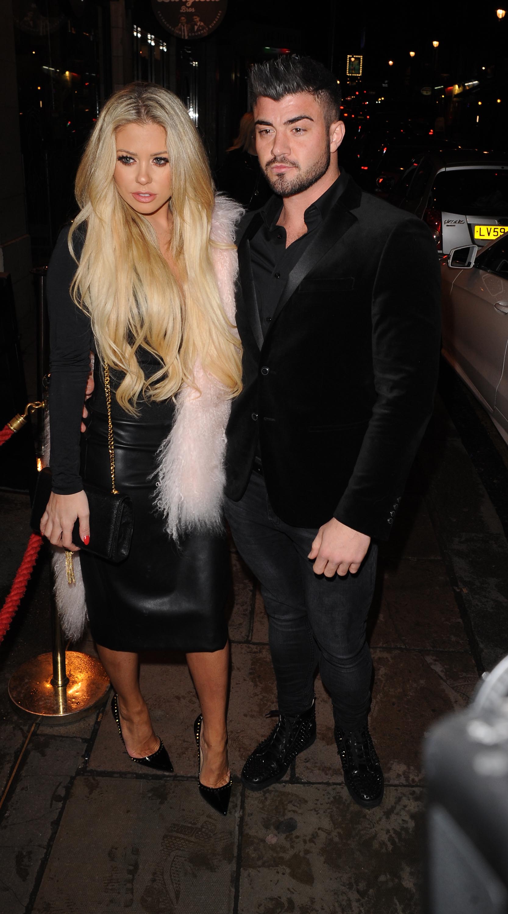 Bianca Gascoigne leaving DSTRKT nightclub