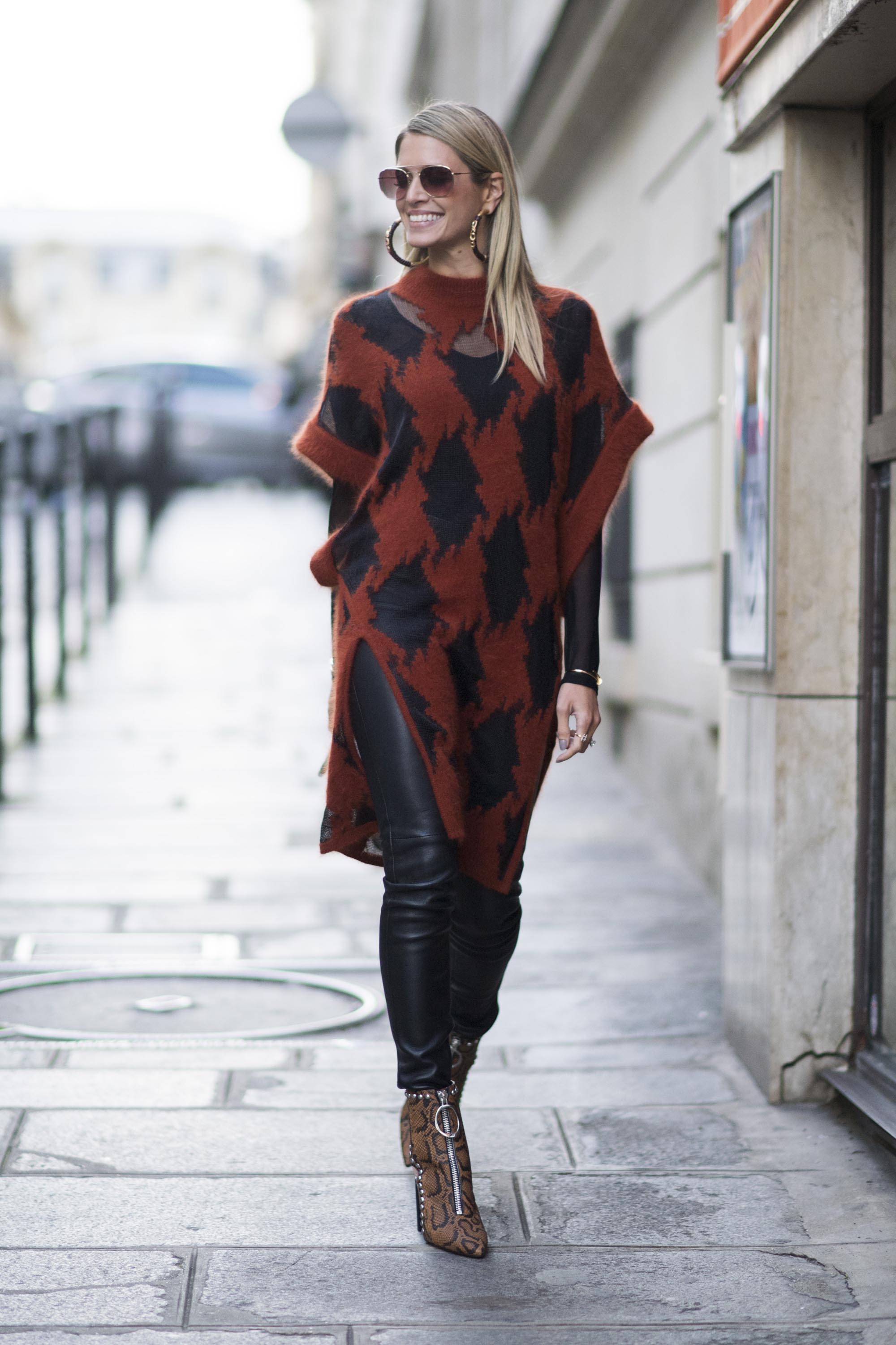 Helena Bordon seen in the streets of Paris