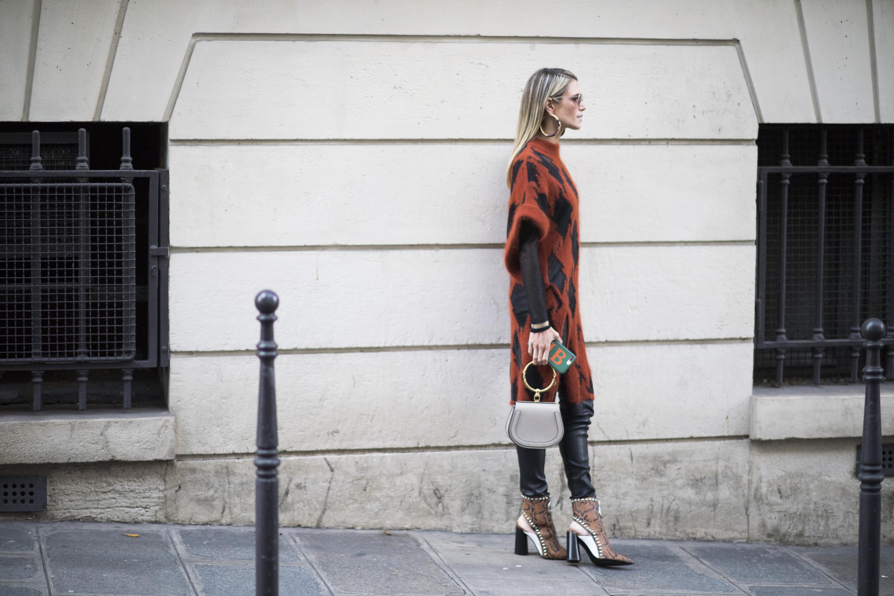 Helena Bordon seen in the streets of Paris