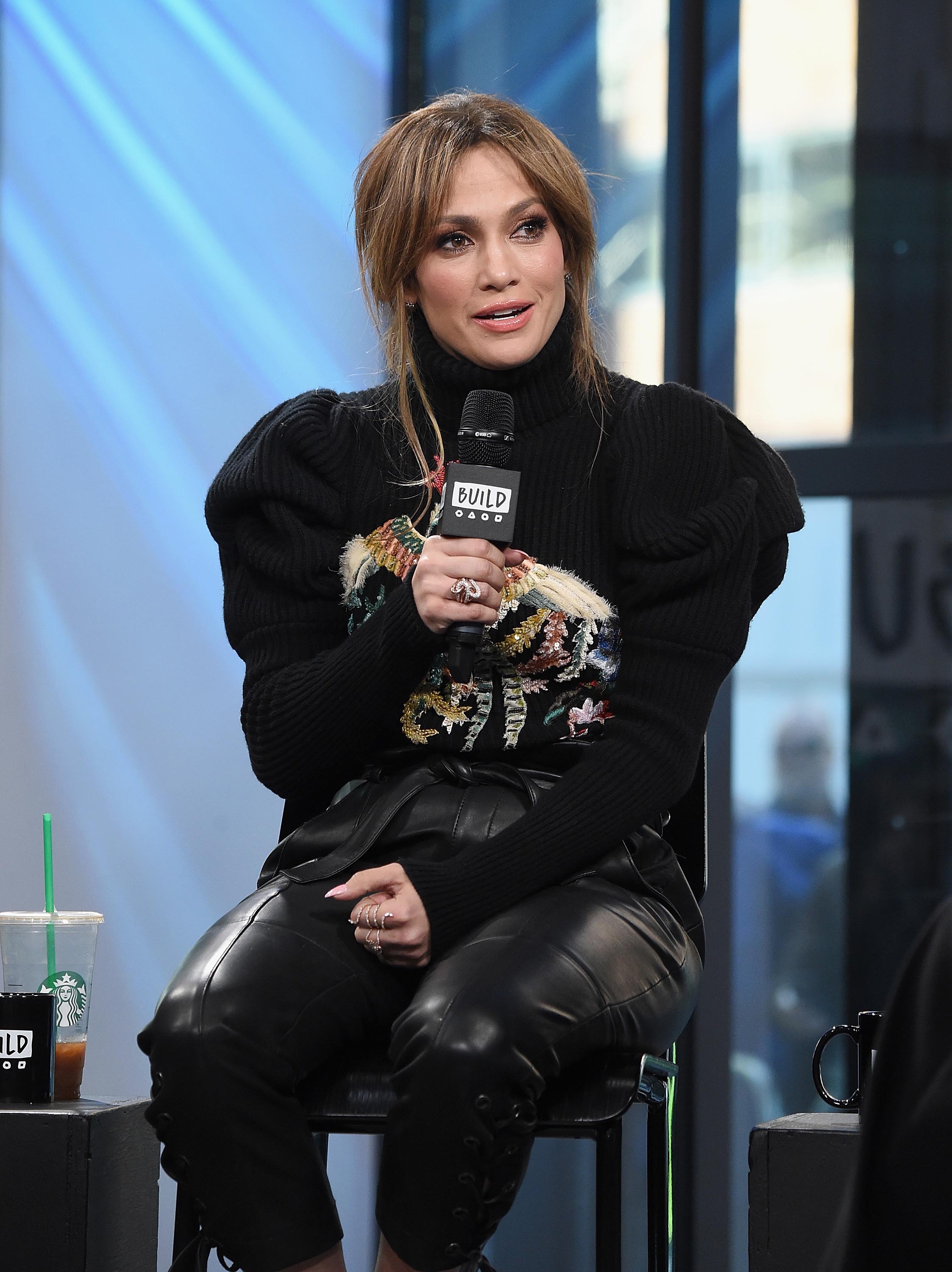 Jennifer Lopez visits the Build Series Discussing ‘Shades Of Blue’