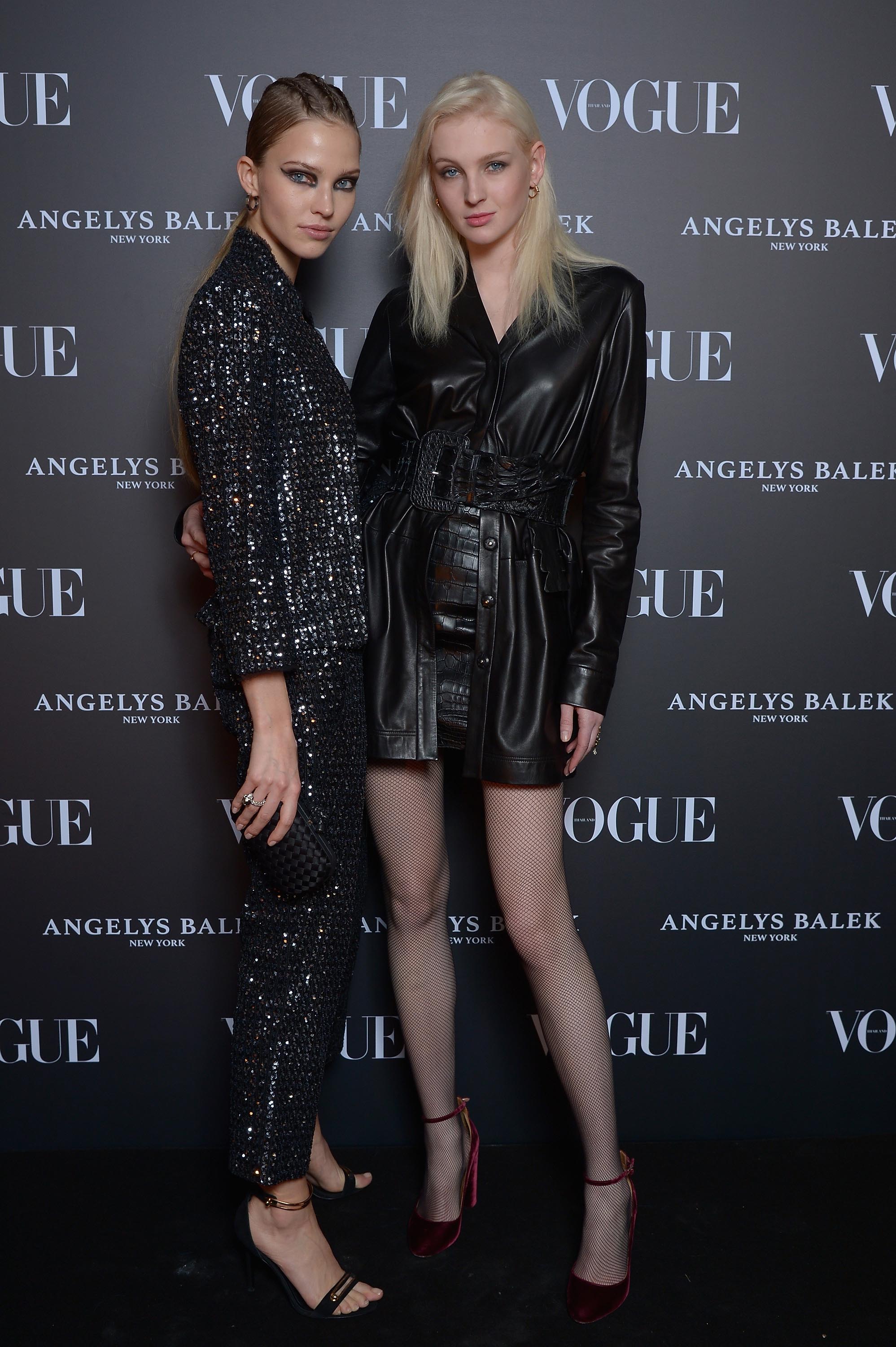 Nastya Sten arrives at the Vogue Thailand & Angelys Balek Cocktail & Dinner