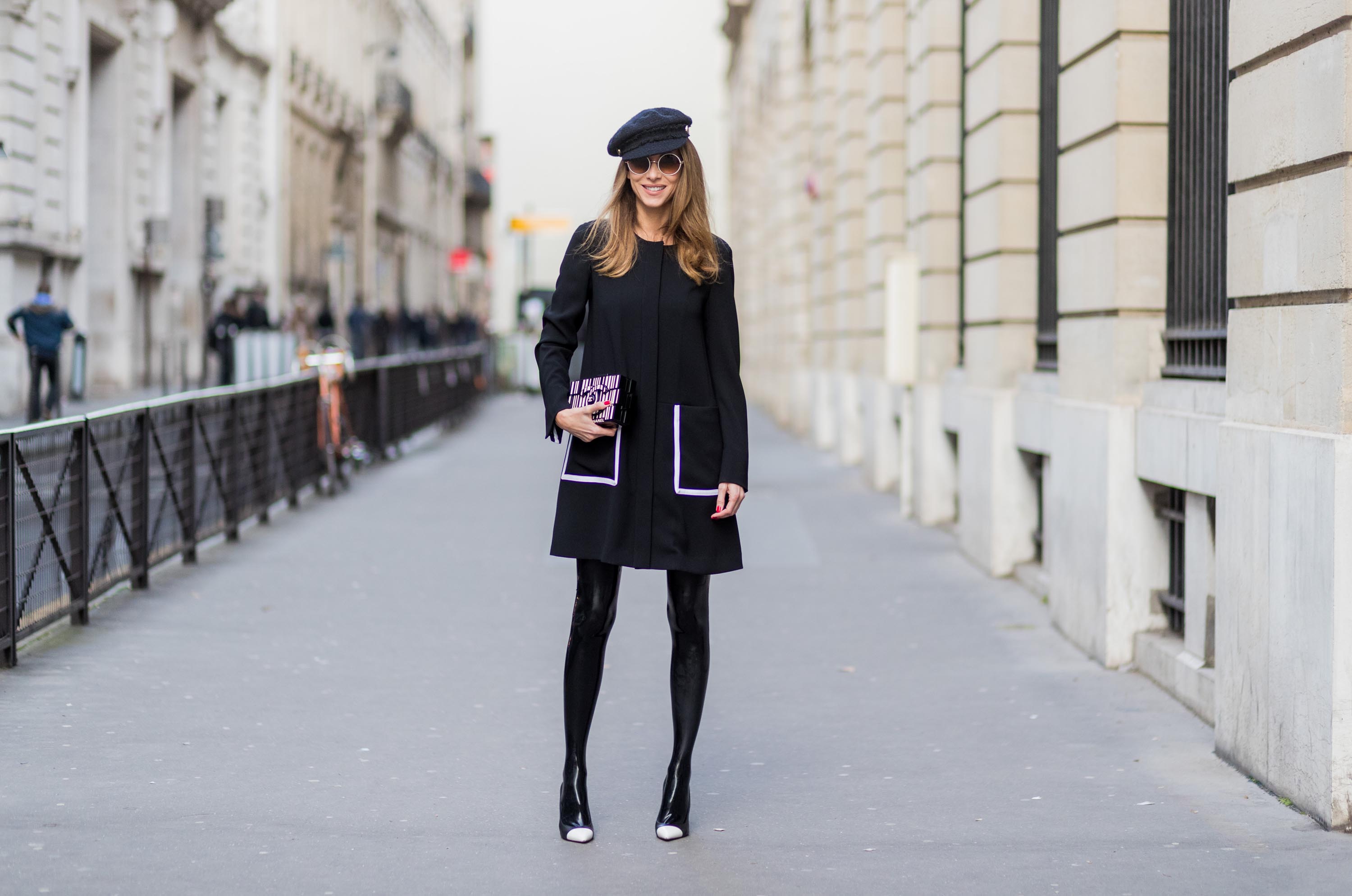 Alexandra Lapp street style in Paris #1