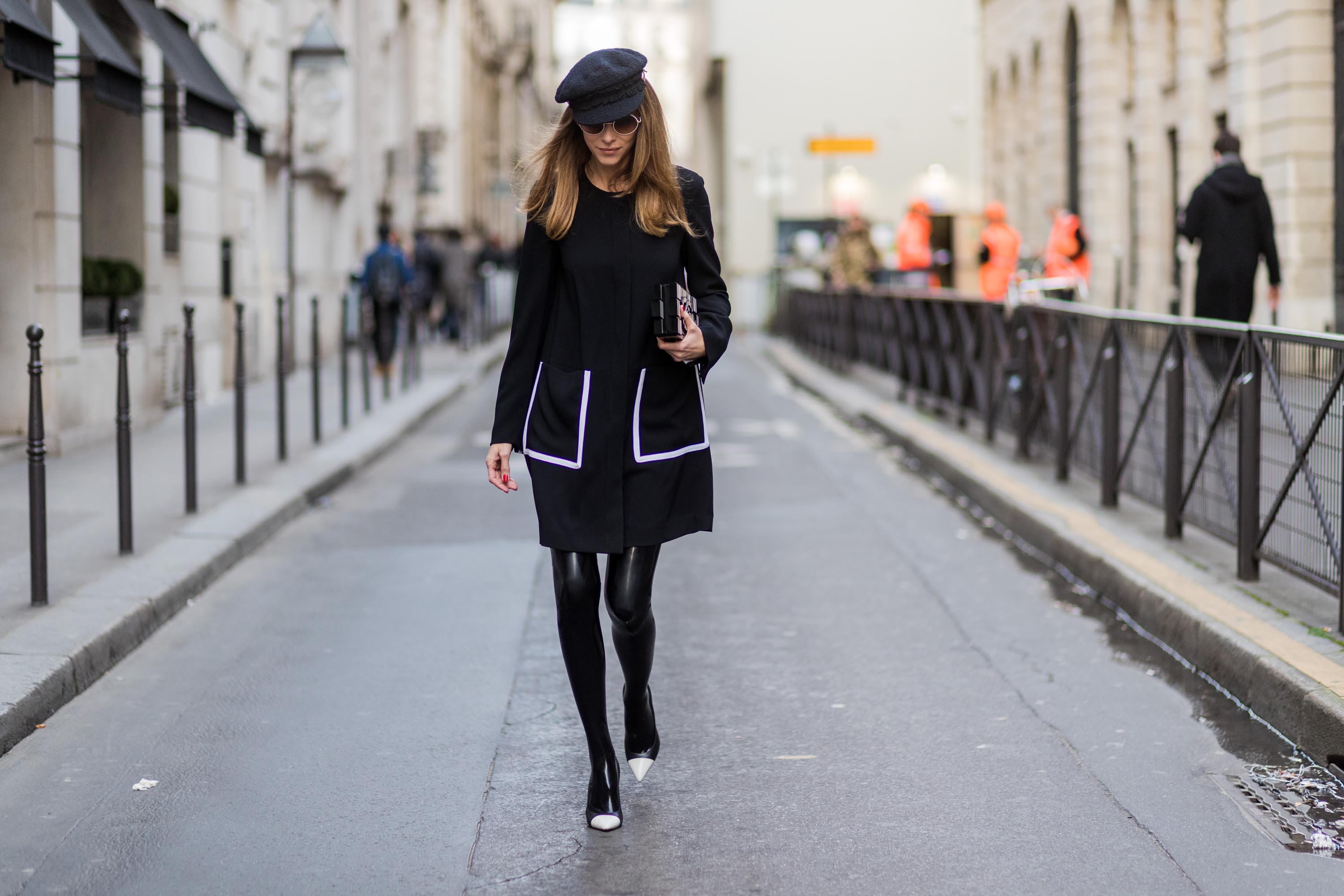 Alexandra Lapp street style in Paris #1