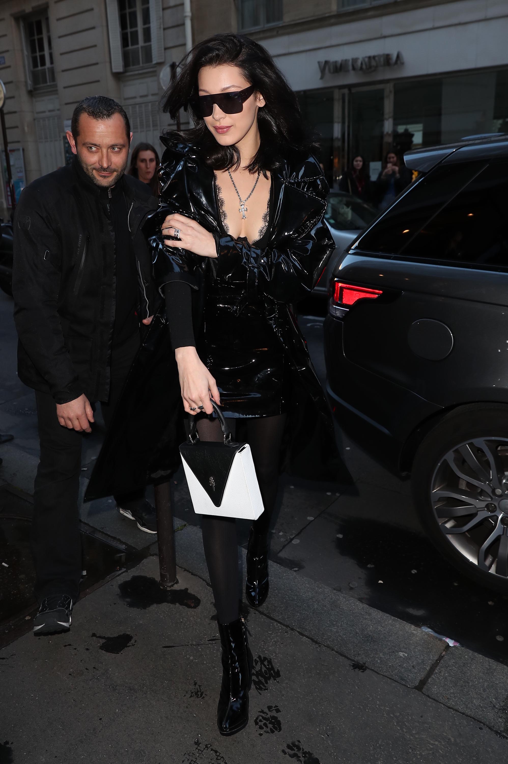 Bella Hadid is seen in Paris